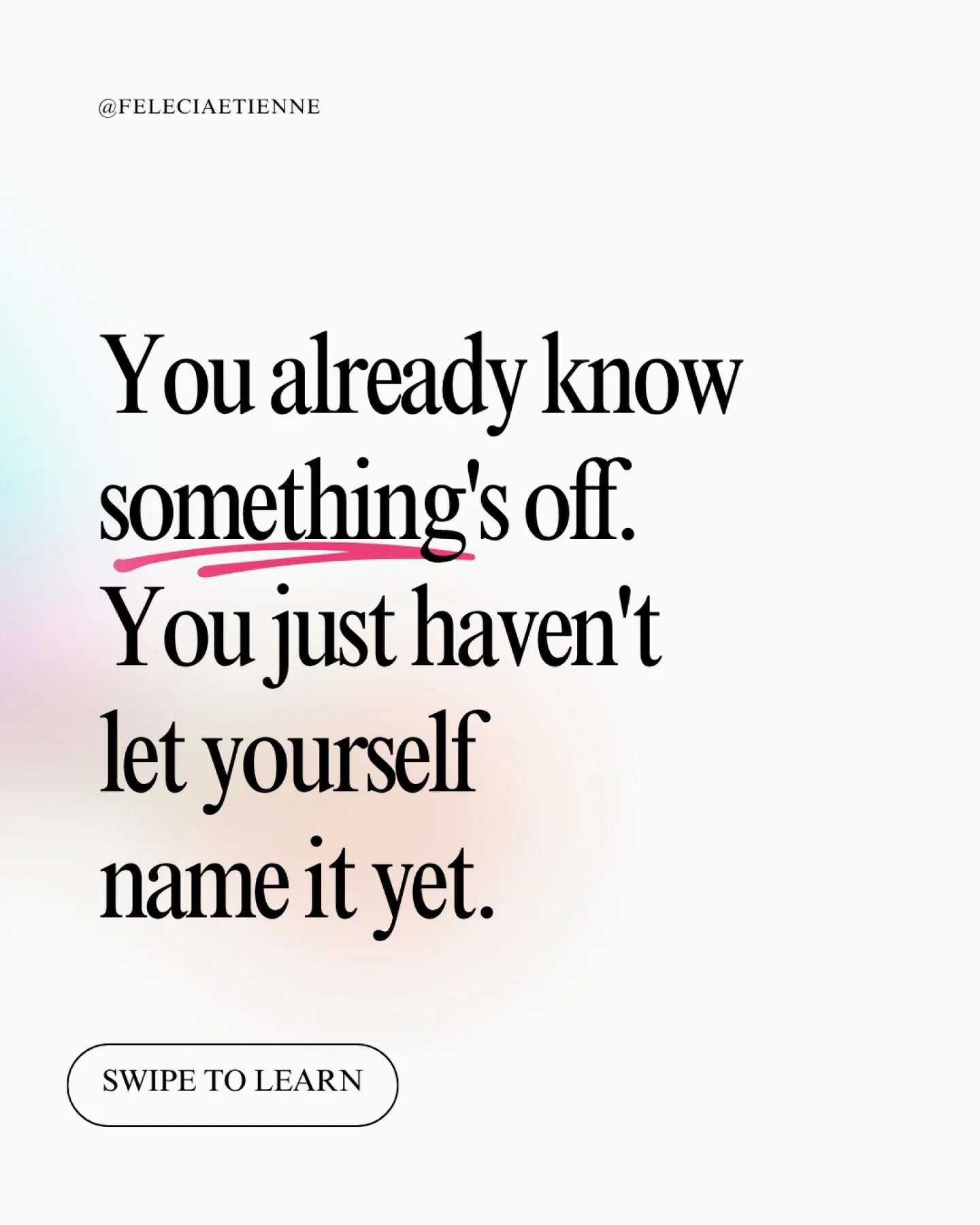 You already know something&rsquo;s off.
You just haven&rsquo;t let yourself name it yet.

It&rsquo;s subtle.

Nothing is &ldquo;wrong.&rdquo;
Everything is still working.
From the outside, it looks fine.

But internally&hellip;

Something feels heavi