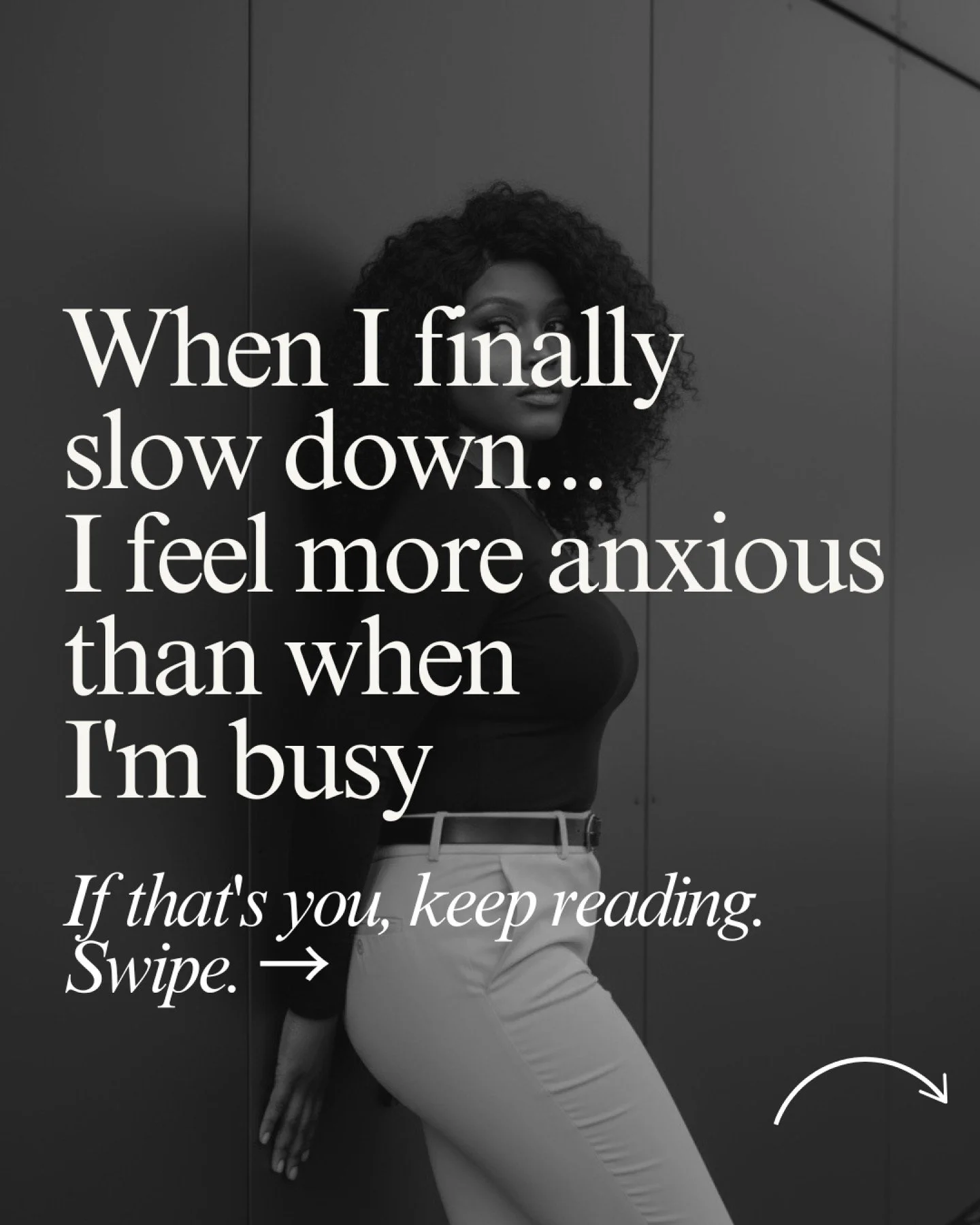 When I finally slow down&hellip;
I feel more anxious than when I&rsquo;m busy.

If that&rsquo;s you, keep reading.

Because this isn&rsquo;t about you being &ldquo;bad at rest.&rdquo;

It&rsquo;s what happens when your system has been trained to feel