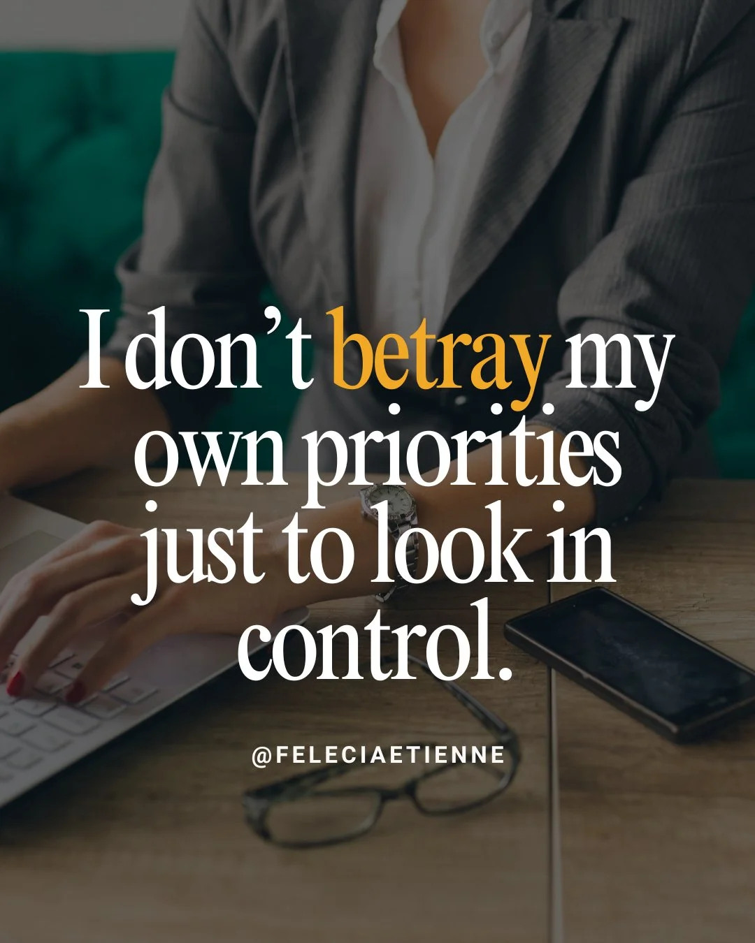 It&rsquo;s subtle when it happens.

You shift your schedule to accommodate urgency.
You say yes to keep things moving.
You adjust your priorities so nothing &ldquo;falls apart.&rdquo;

And from the outside?

You look composed.
Reliable.
In control.


