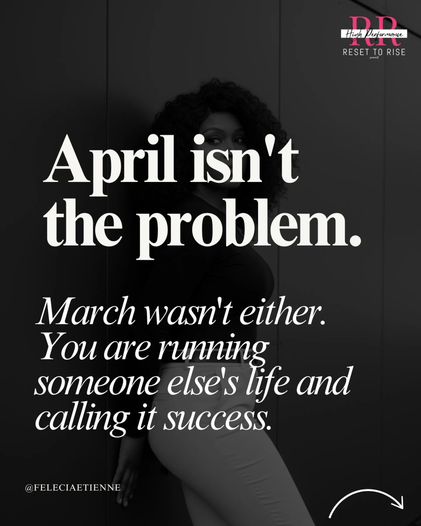 April isn't the problem.

You've been funding everyone else's priorities with your own energy since January and the bill is due.
You're still delivering. 

Still showing up. 

Still the person everyone counts on.

And you get to the end of the day an