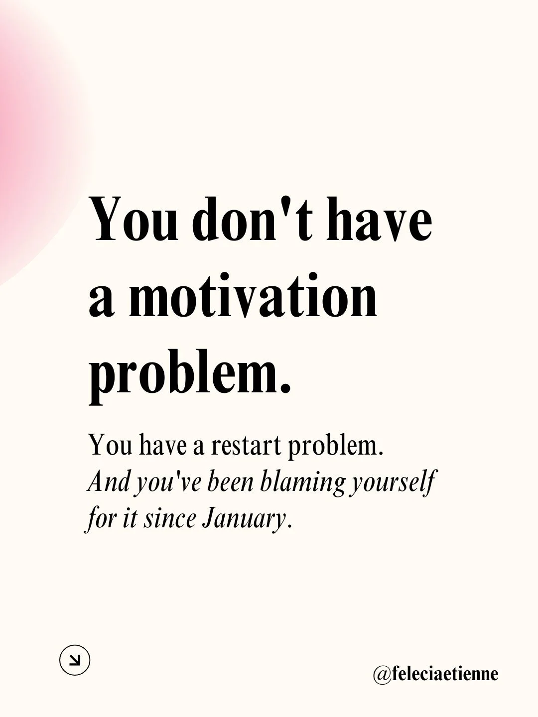 You're not undisciplined.

You keep restarting because the system underneath the plan was never built to hold when life showed up.

Four days. Four shifts.

Your edge back. Your energy directed. The restart loop broken. The next 90 days on your terms