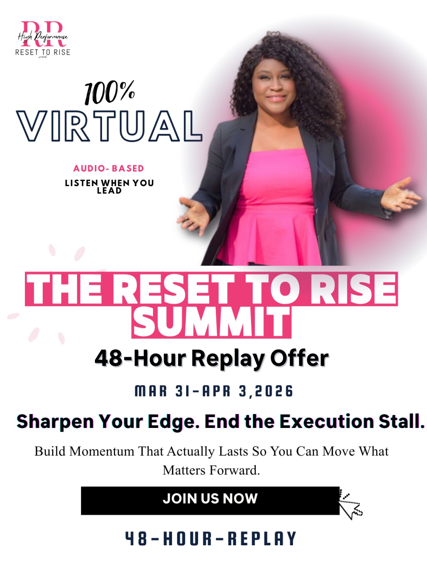 🚨 48-HOUR REPLAY IS LIVE 🚨

If you missed RESET to RISE&hellip; this is your last chance 👀

Not next week.

Not &ldquo;I&rsquo;ll come back to it.&rdquo;

You have 48 hours. That&rsquo;s it.

Because here&rsquo;s the truth&mdash;

If things have b