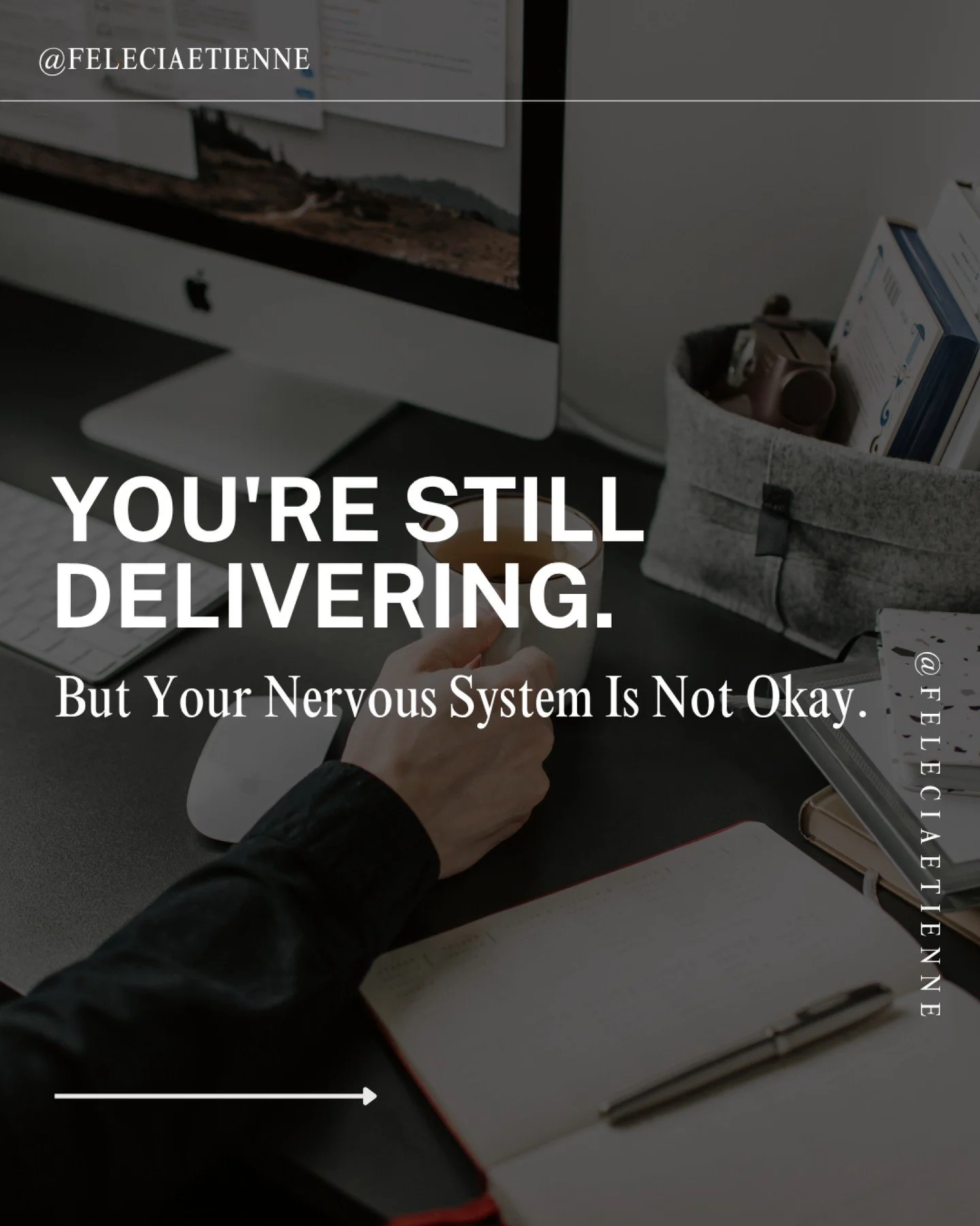 From the outside, everything looks fine.

You&rsquo;re showing up.
Getting things done.
Keeping everything moving.

So no one questions it.

But internally?

It&rsquo;s heavier than it should be.
Decisions take more effort.
Rest doesn&rsquo;t actuall