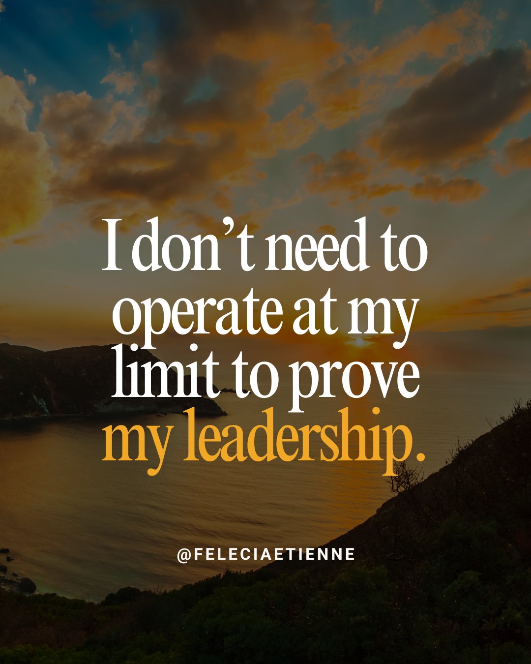 That pressure to max out?
To always be &ldquo;on&rdquo;?
To carry more just because you can?

It&rsquo;s loud.

And if you&rsquo;re used to being the one who handles everything&hellip;
it can feel like that&rsquo;s what leadership looks like.

But it