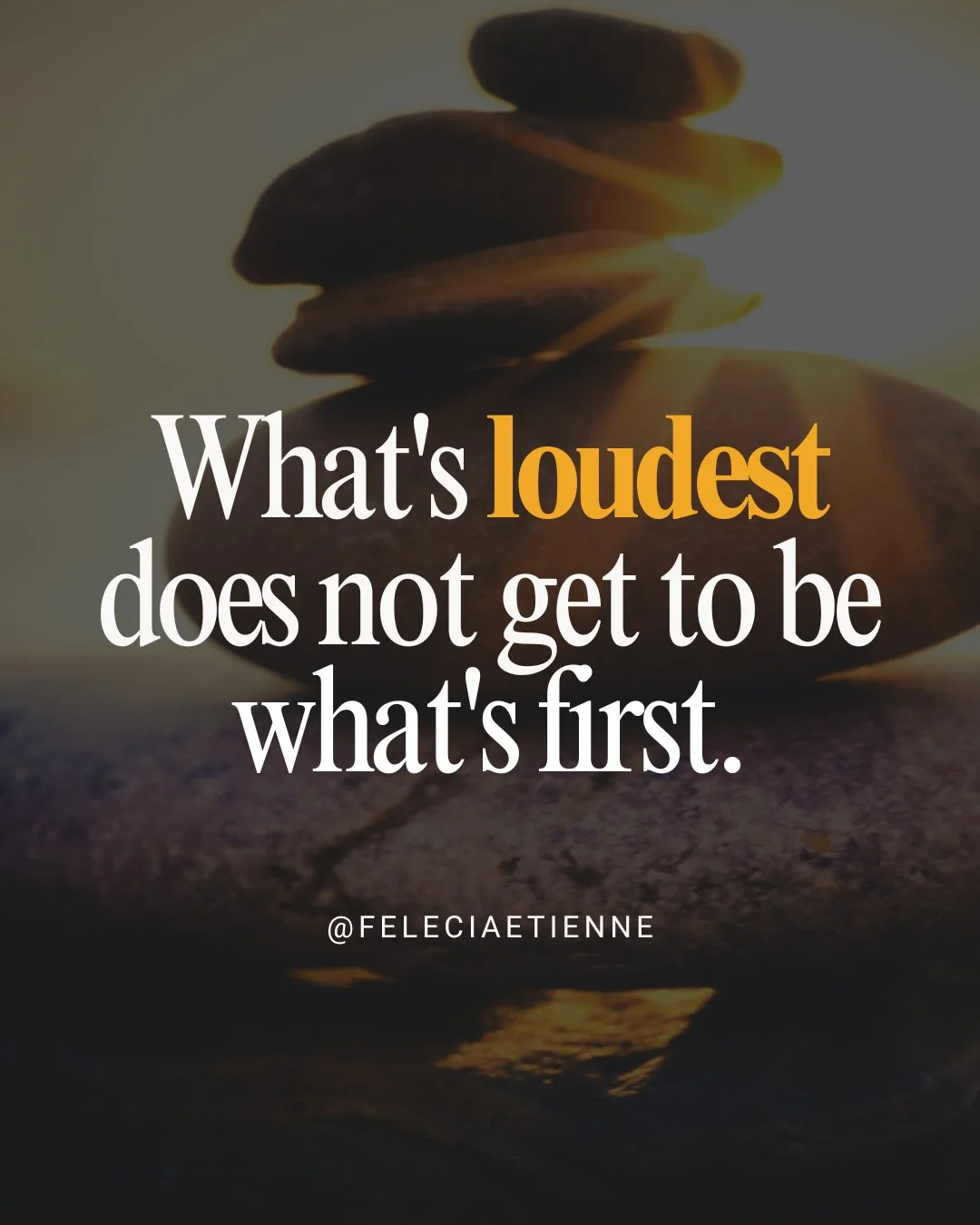 What&rsquo;s loudest doesn&rsquo;t get to be what&rsquo;s first.

But if we&rsquo;re being honest&hellip;

That&rsquo;s exactly what&rsquo;s been happening.

You start the week clear.
Focused.
You know what matters.

Then mid-week?

Things get noisy.