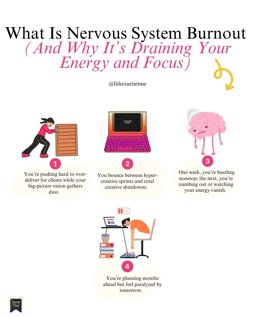 Do you know what nervous system burnout actually looks like?

It&rsquo;s not always obvious.

Your system needs a different way to operate.

If this feels familiar...

Comment &ldquo;CEO&rdquo; and I&rsquo;ll send you a quick diagnostic to help you u