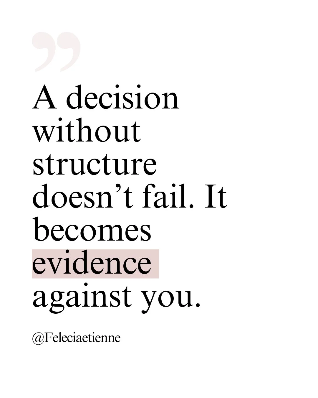 The hardest part isn&rsquo;t making the decision. 

It&rsquo;s what happens after.

Because when there&rsquo;s no structure holding the decision in place&hellip;

Life starts negotiating with it.

Energy shifts.
Pressure shows up.
Old patterns creep 