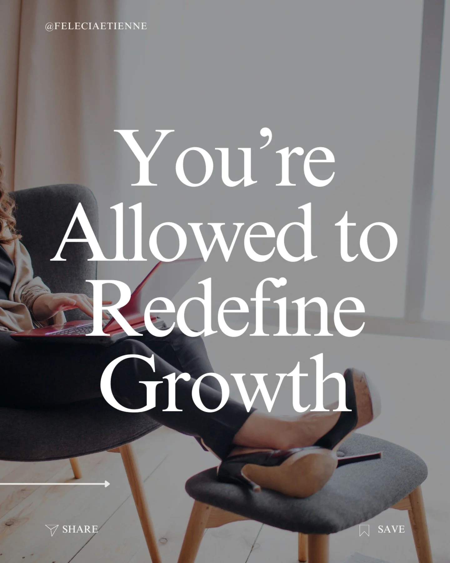 Growth isn&rsquo;t supposed to feel like constant proving. 

But somewhere along the way, it started to.

And even when things are working&hellip;

It still feels like you have to earn the right to slow down.

That&rsquo;s the part that quietly drain