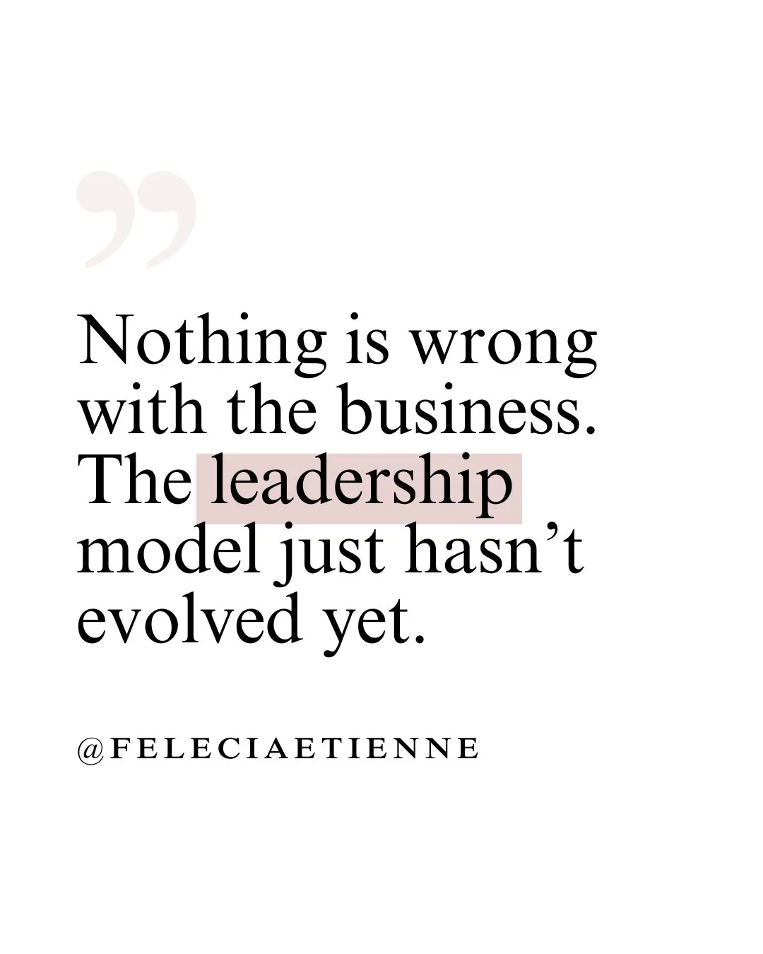 Nothing is wrong with your business. 
But something is outdated.

Not your ambition.
Not your capability.
Not your drive.

Your leadership model just hasn&rsquo;t evolved at the same speed as your responsibilities. 😮&zwj;💨

So what used to work&hel