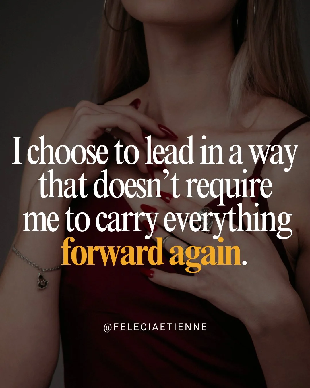 I choose to lead in a way that doesn&rsquo;t require me to carry everything forward again. 🕊️

Not every problem needs my hands on it.

Not every decision needs my approval.

Not every outcome needs my exhaustion attached to it.

For a long time, ca