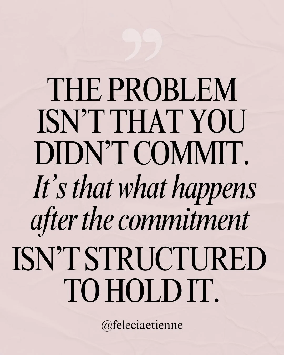 You committed.

You meant it.

You wanted this time to be different. 🌿

But commitment alone doesn&rsquo;t create follow-through.

Because what happens after the decision matters.

The structure.

The support.

The rhythm.

The systems holding you w