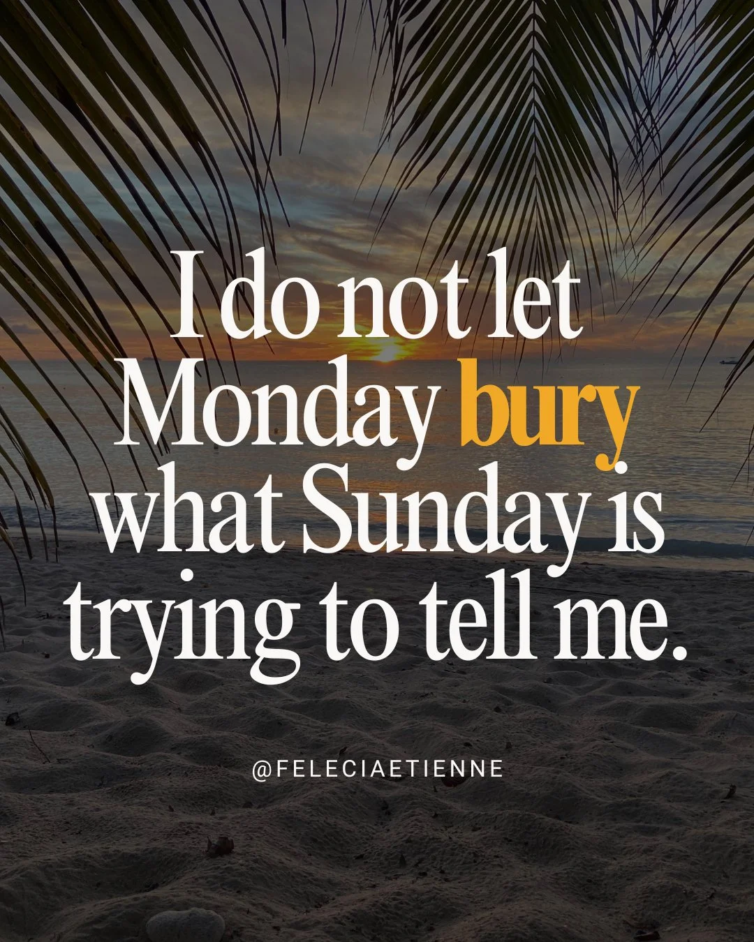 The tension.

The exhaustion.

The feeling that something needs to change.

The quiet truth that keeps showing up when everything finally gets still. 😮&zwj;💨

Because awareness means nothing if urgency erases it by Monday morning.

I don&rsquo;t ig