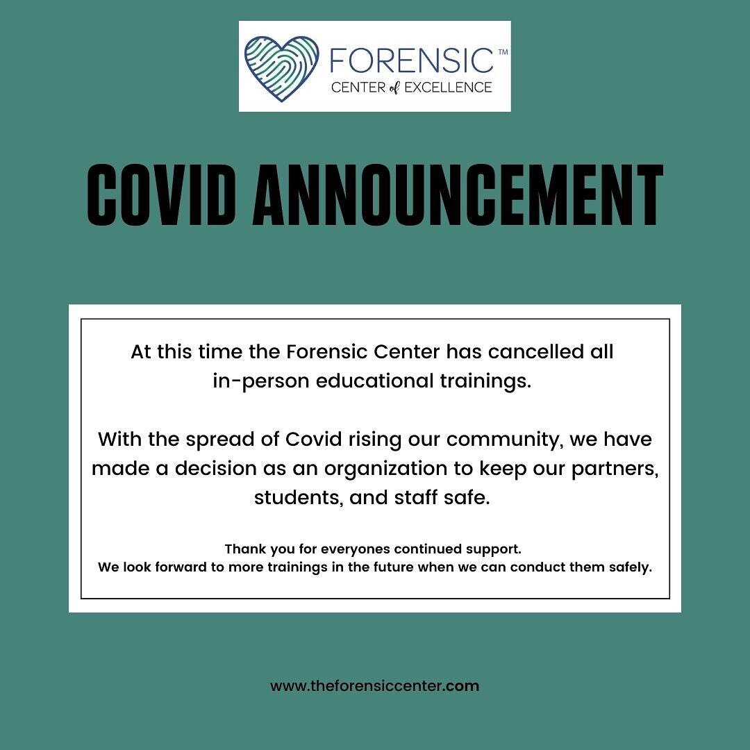 COVID UPDATE 🚨 

We are saddened to make this announcement but want to ensure everyone&rsquo;s safety and health at this time.