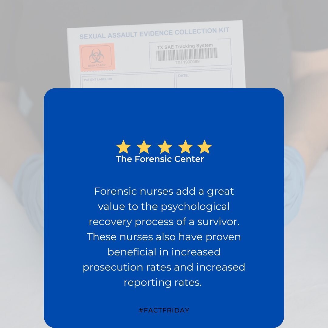 If we had to do a review of our forensic nurses on staff, and of forensic nurses worldwide, this is what we would have to say! 5 stars for sure! Just this week, one of our forensic nurses went to court as an expert witness for a case, which resulted 