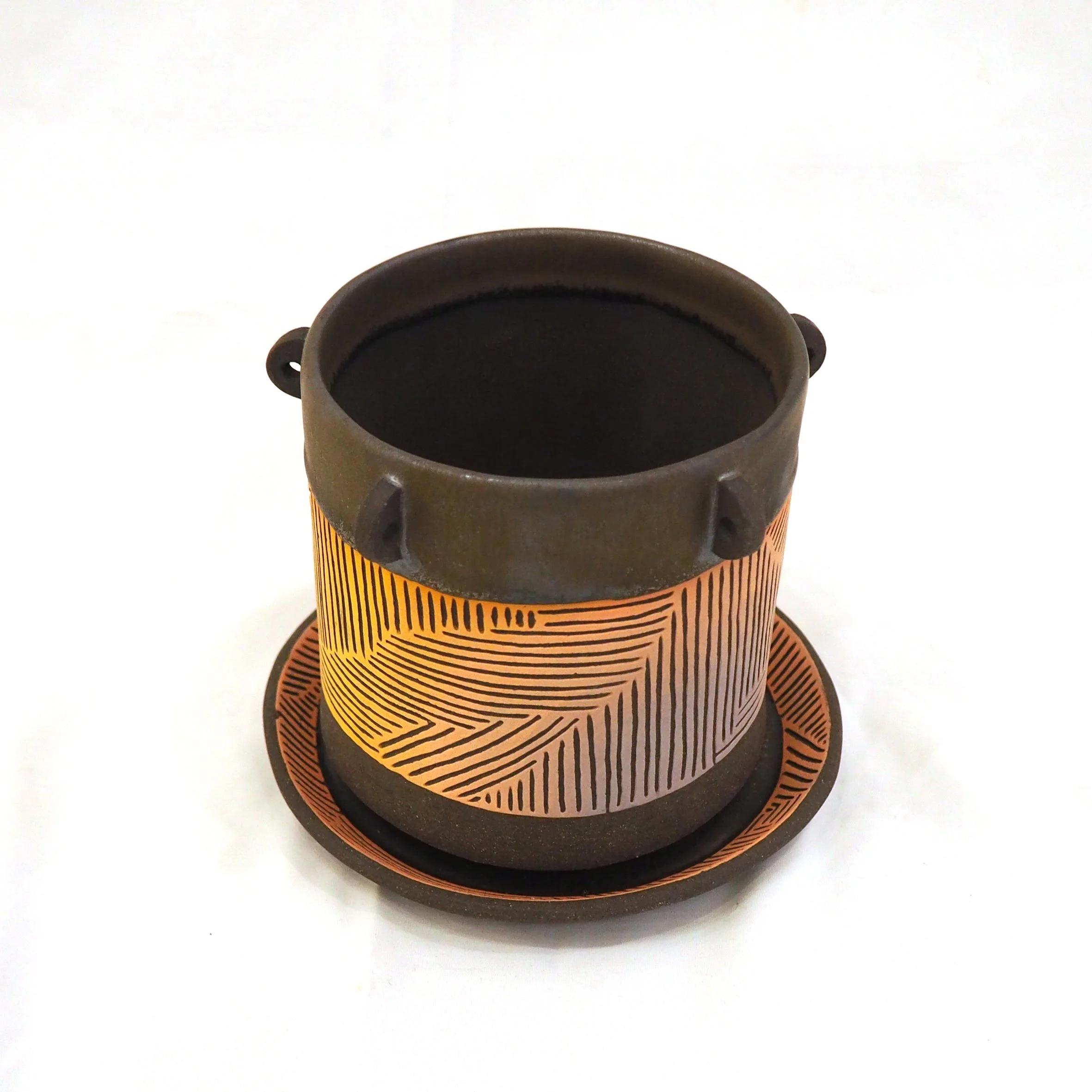 Glow Plant Pot & Dish