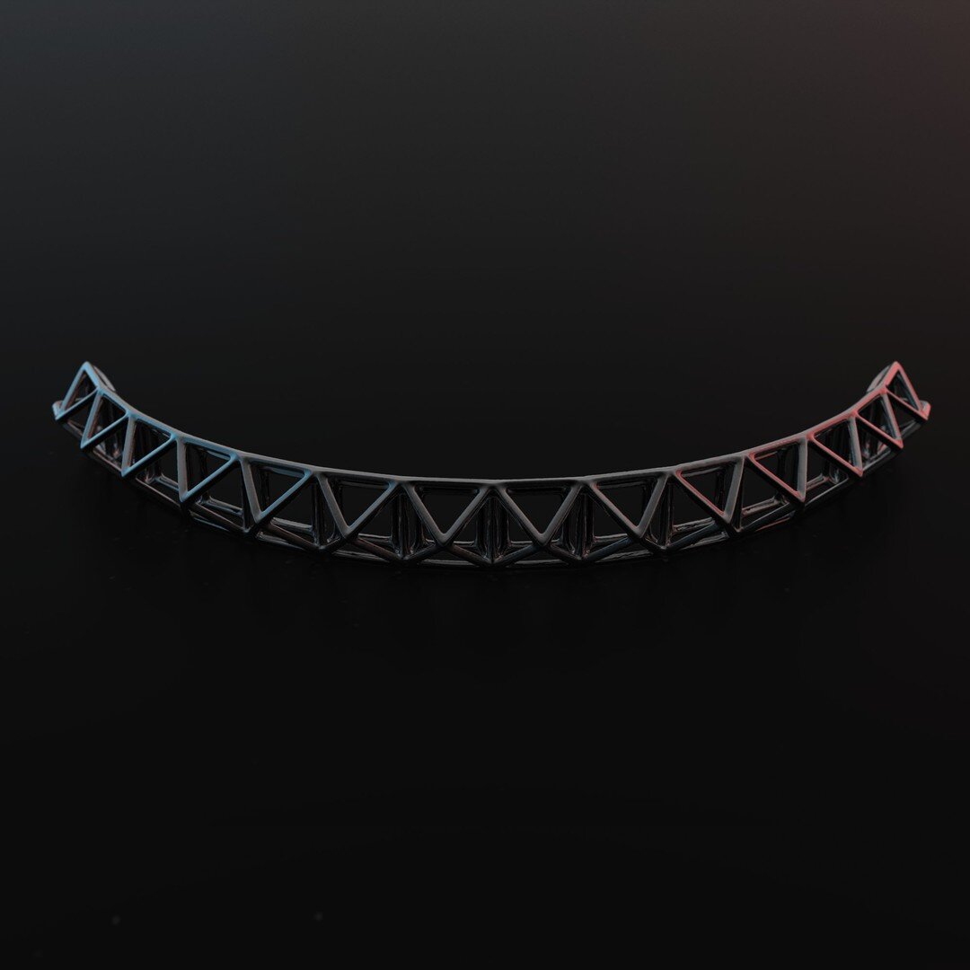 New &lt; C_Punk &gt; Choker Necklace.
Dark, spiky and aggressive, this collection is a futuristic tribute to 1970s London.
Classic punk shapes play with negative space in precious and delicate lattice structures.
Discover it now on officine19.com.
.
