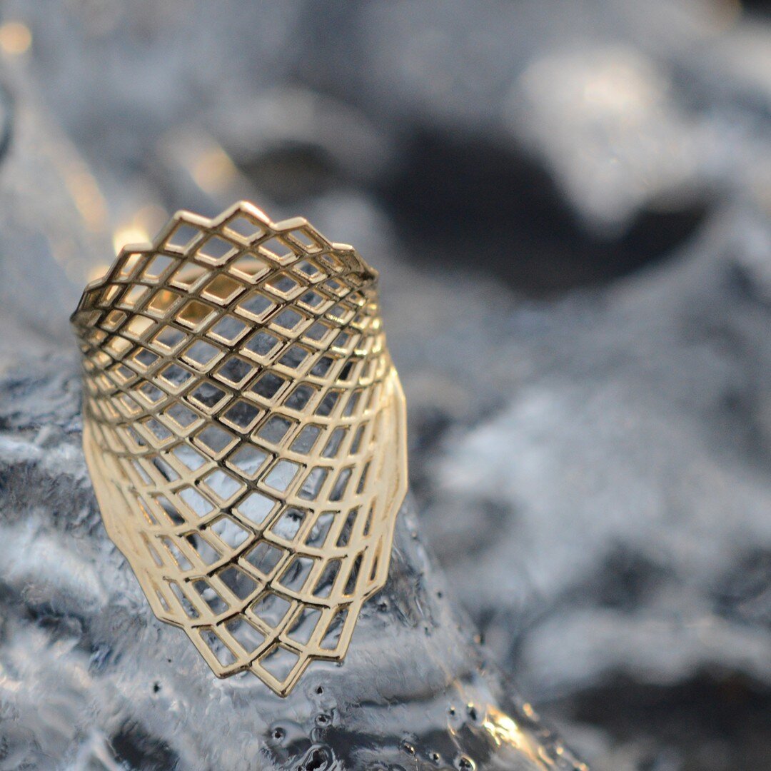 Gold on ice
.
#spacejewelry
.
.
.
#ring #geometricjewelry #generativedesign #3dprintedring #iceland #14kgold #cold #diamondbeach #architecturaljewelry #goldrings