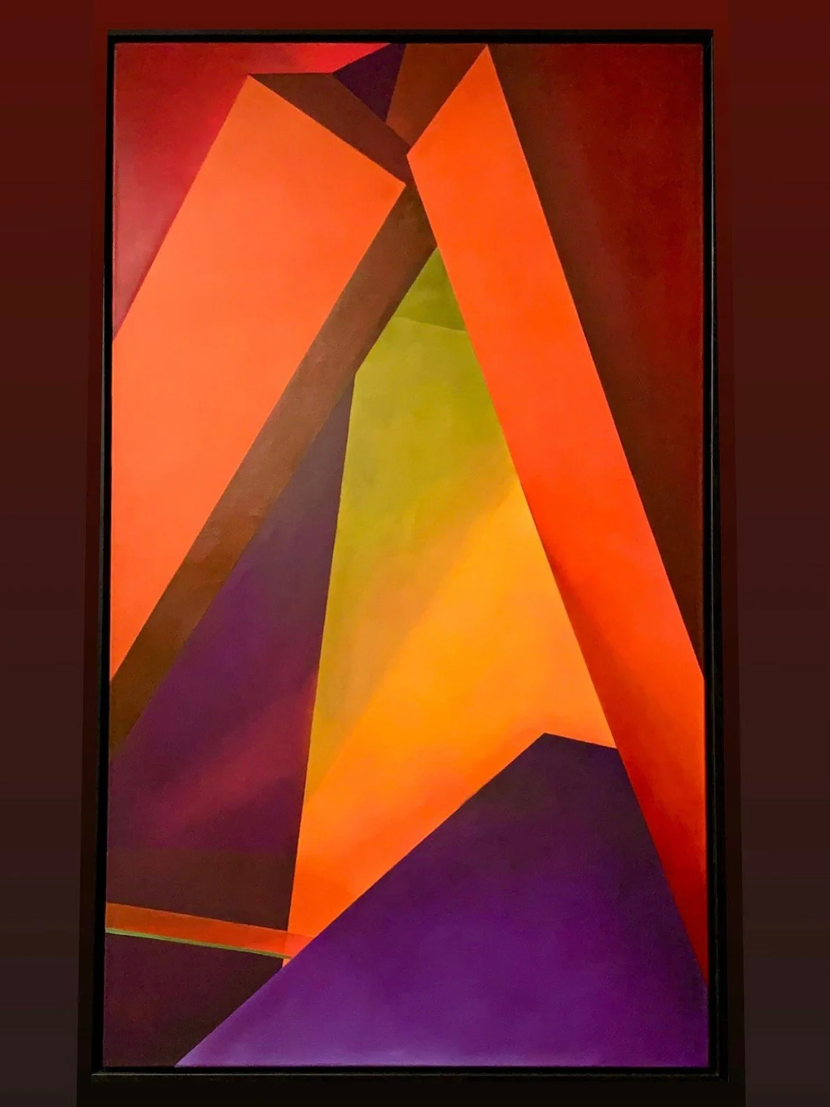 Permutations 1; 70 x 120 cm; Oil on Canvas