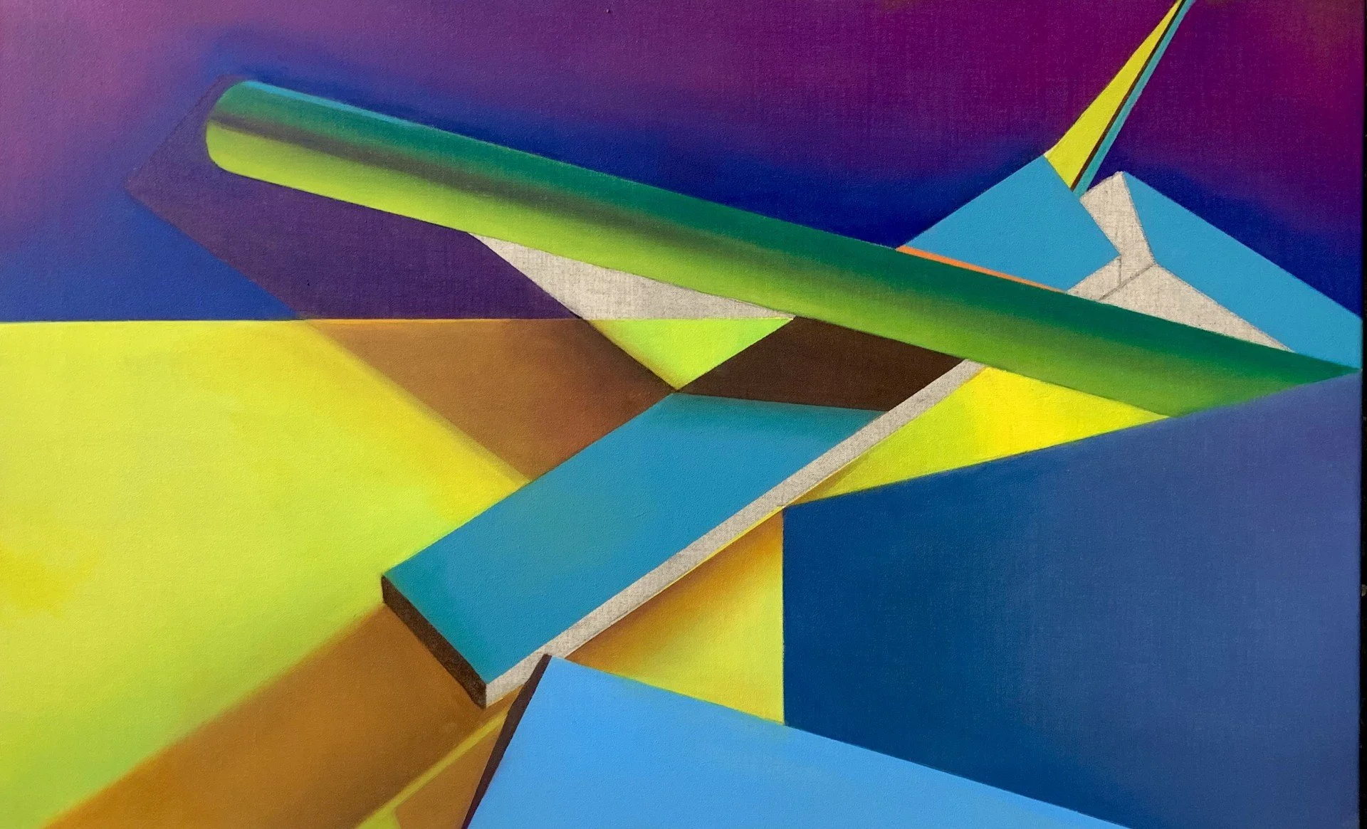 Permutations 4; 75 x 46 cm; Oil on Canvas