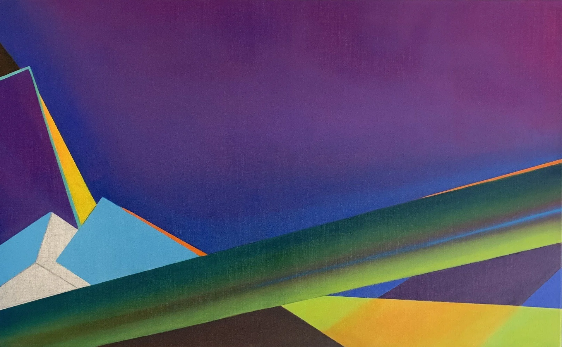 Permutations 5; Oil on Canvas; 75 x 43 cm