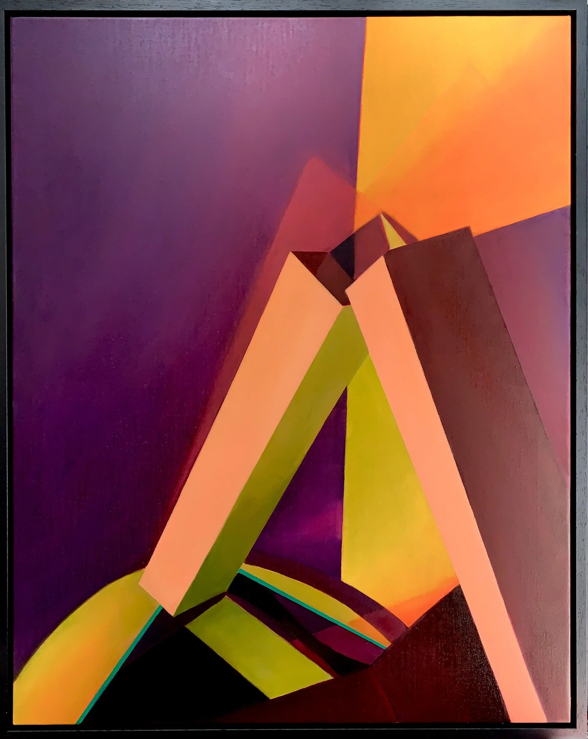 Permutations 6; Oil on Canvas; 60 x 76 cm