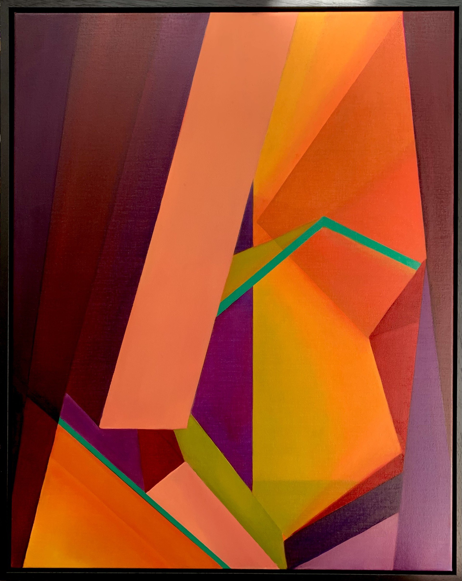 Permutations 7; Oil on Canvas; 60 x 76 cm