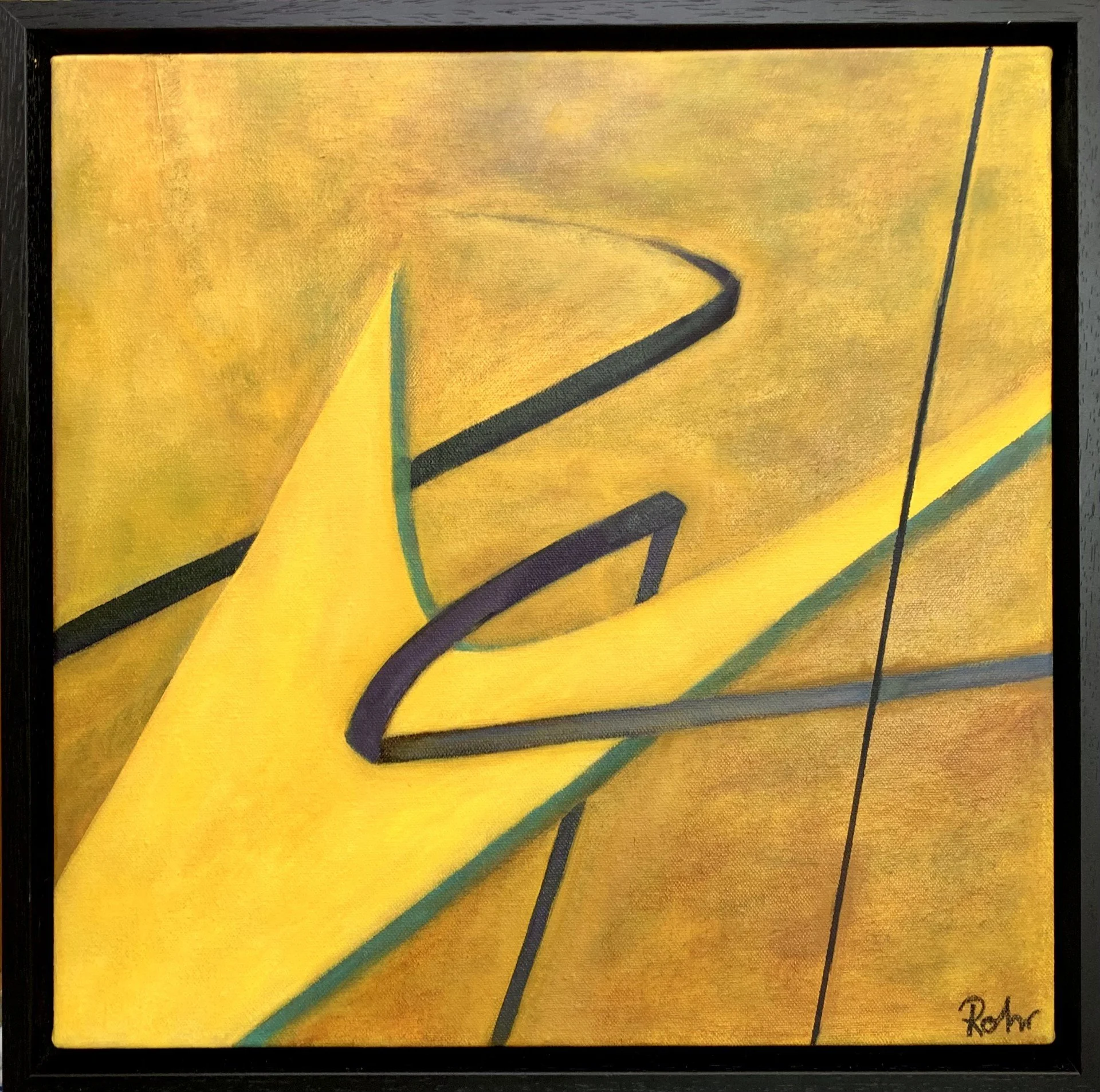 Bindings; 40 x 40 cm; Oil on Canvas