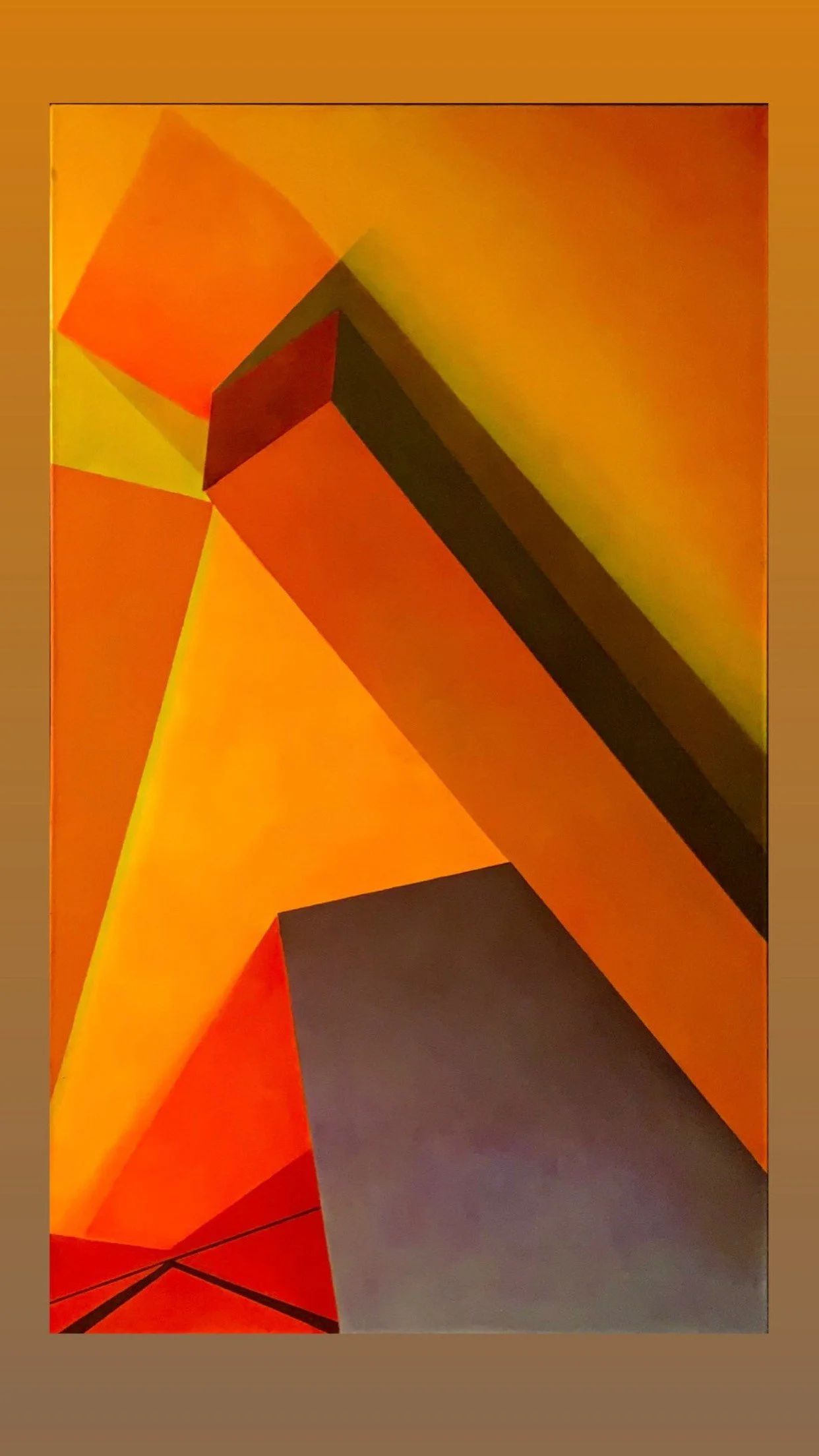 Permutations 2; 70 x 120 cm; Oil on Canvas