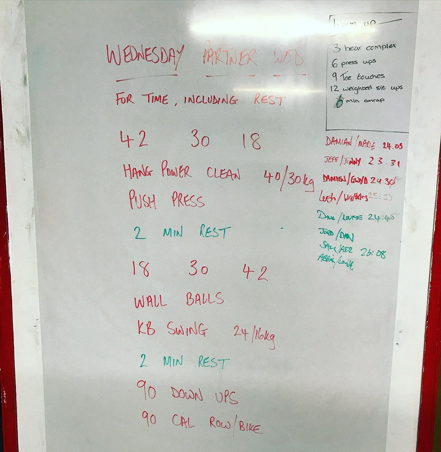 Fun wod today!