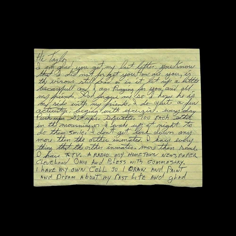 Samuel Little - Handwritten Letter