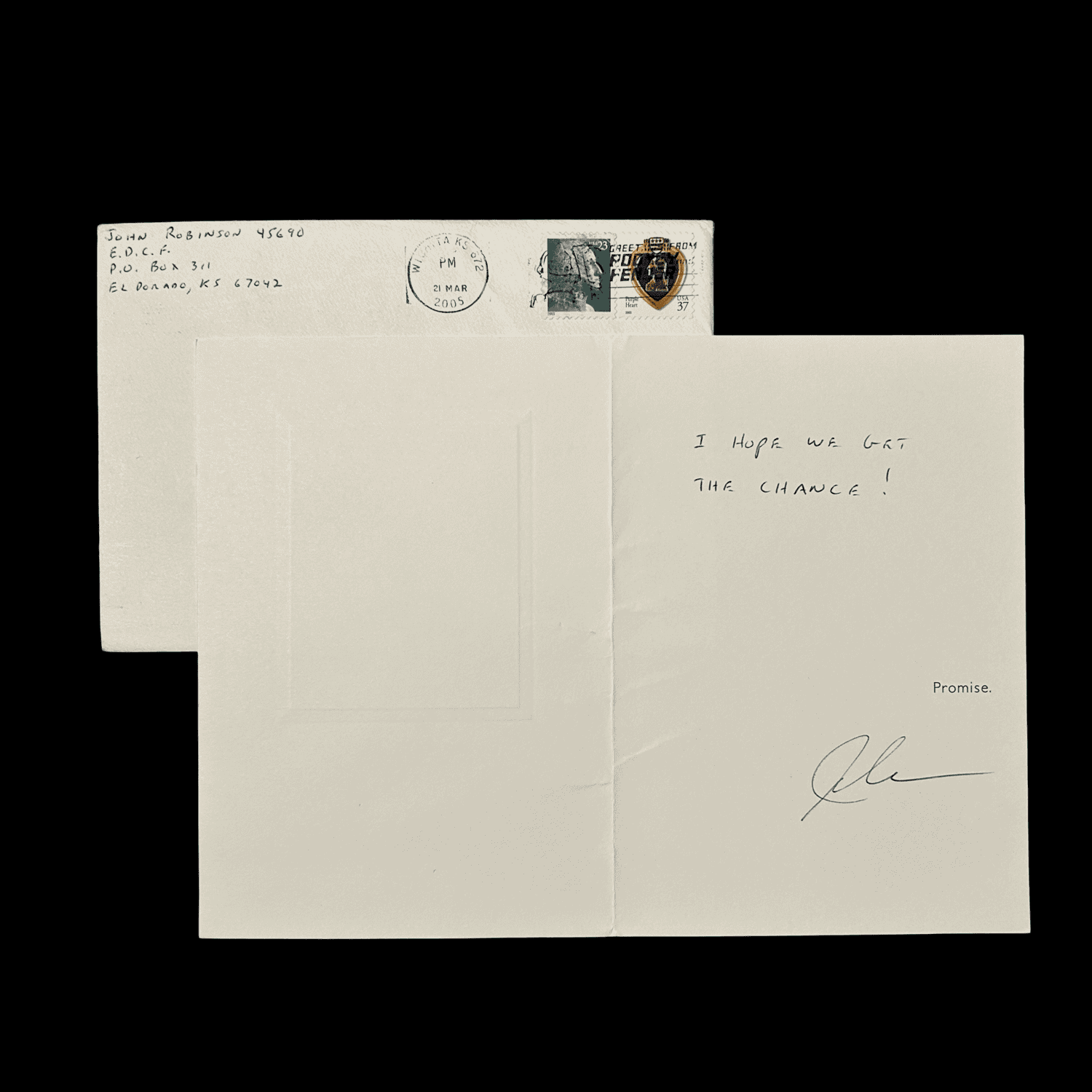 John Robinson - Card and Envelope Set