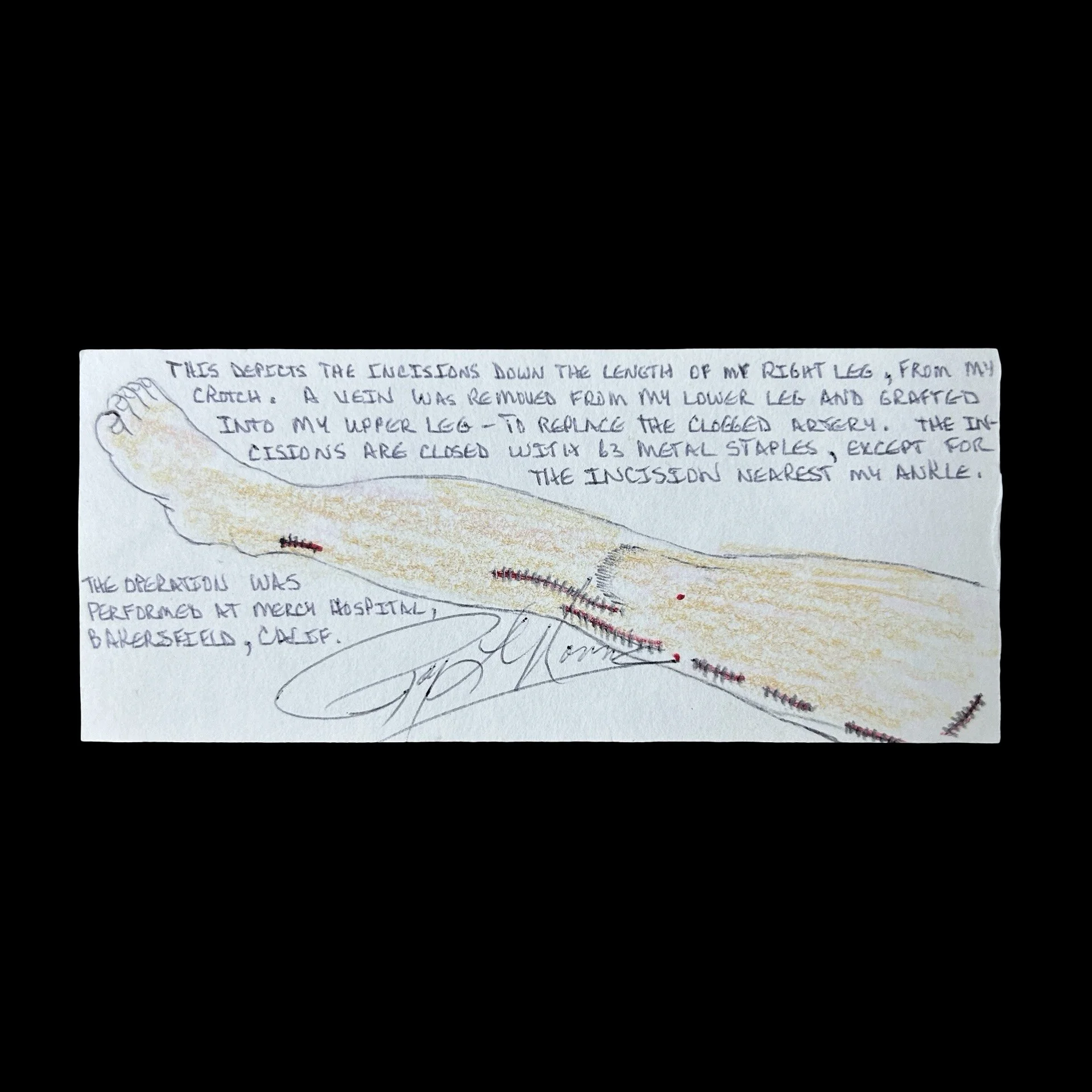 Roy Norris - Surgery Drawing
