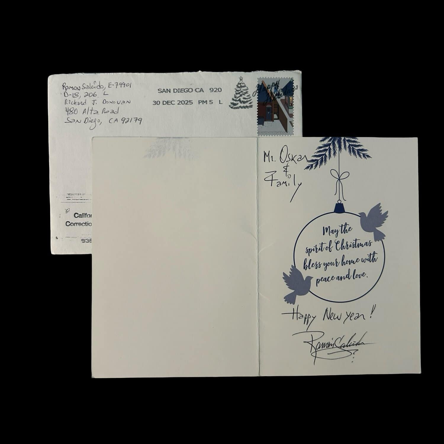 Ramon Salcido - Card and Envelope Set
