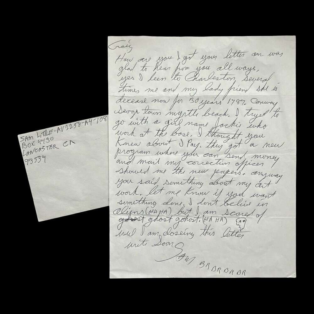 Samuel Little - Letter and Envelope Set