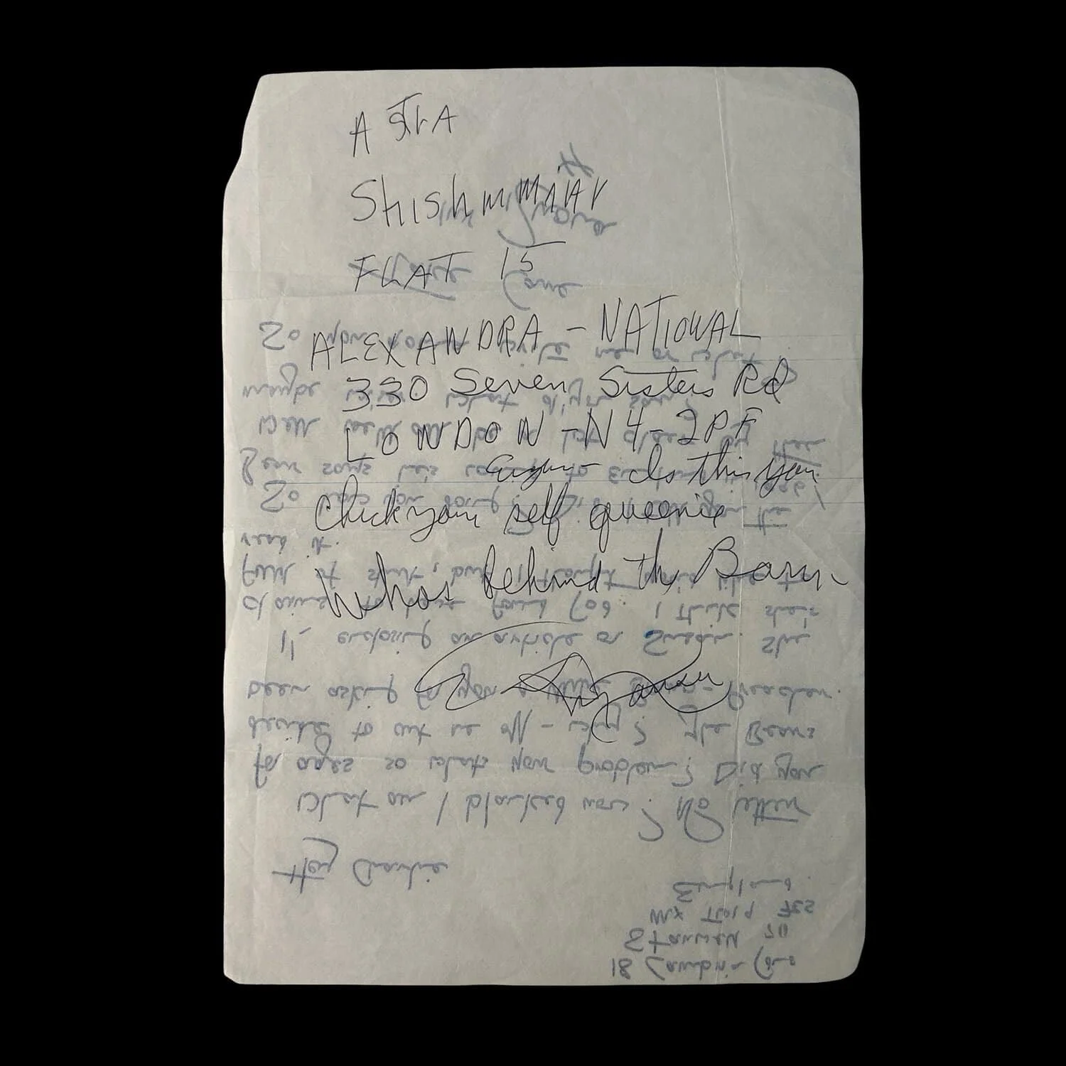 Charles Manson - Handwritten Letter