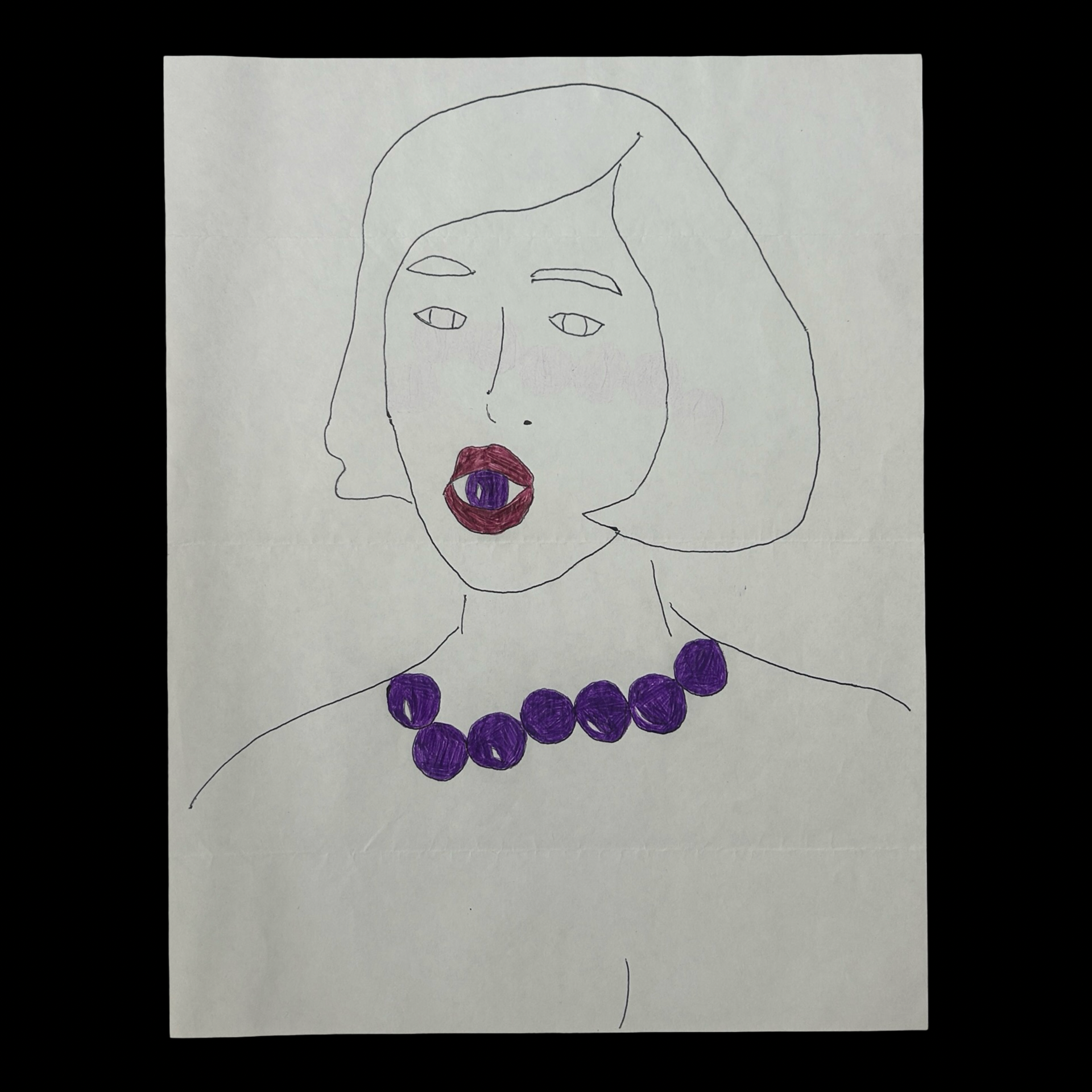 Richard Ramirez - Pearl Necklace Artwork
