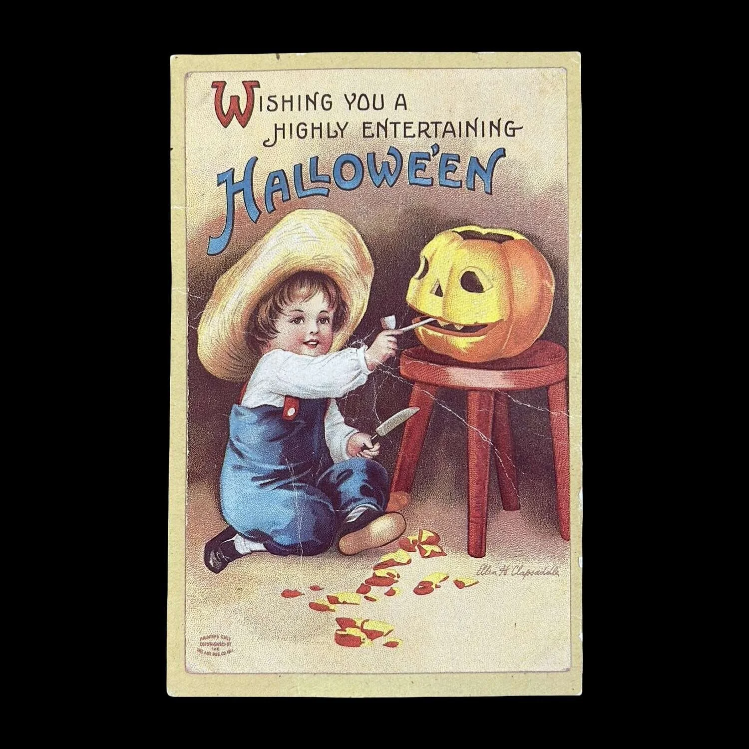 Dennis Rader - Postcard with Initials