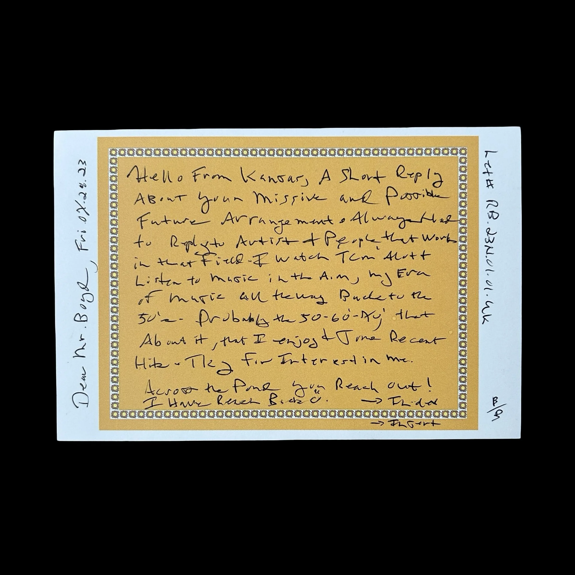 Dennis Rader - Postcard