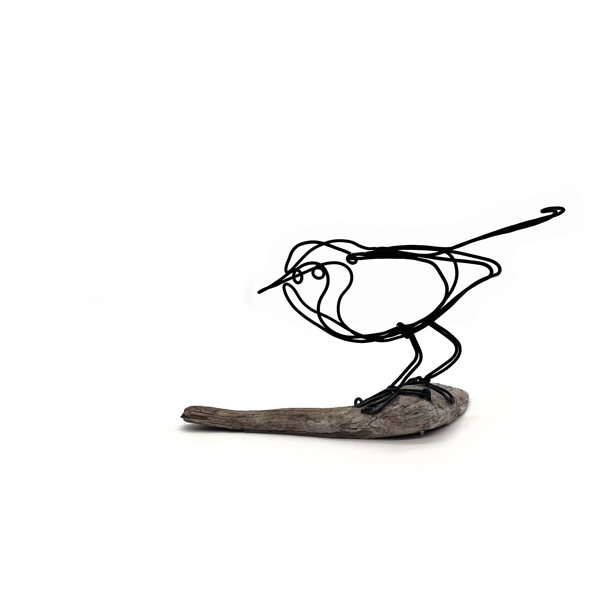 Bird Wire Art, One Continuous Line Sculpture, Affordable and Unique Gift, Free Shipping