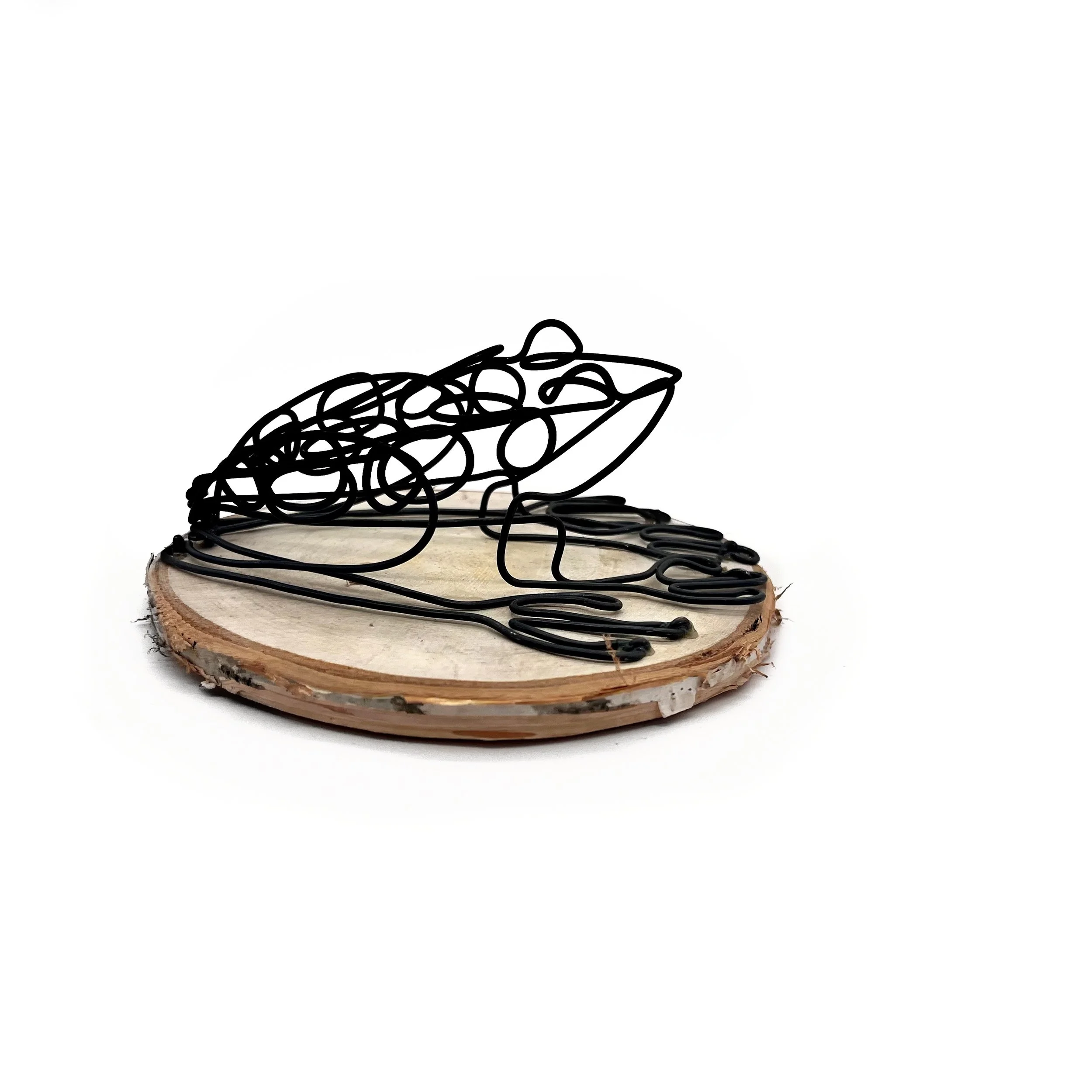 Frog Wire Sculpture, Frog Wire Art, One Line Sculpture, Makes a Fun Gift! (Copy)