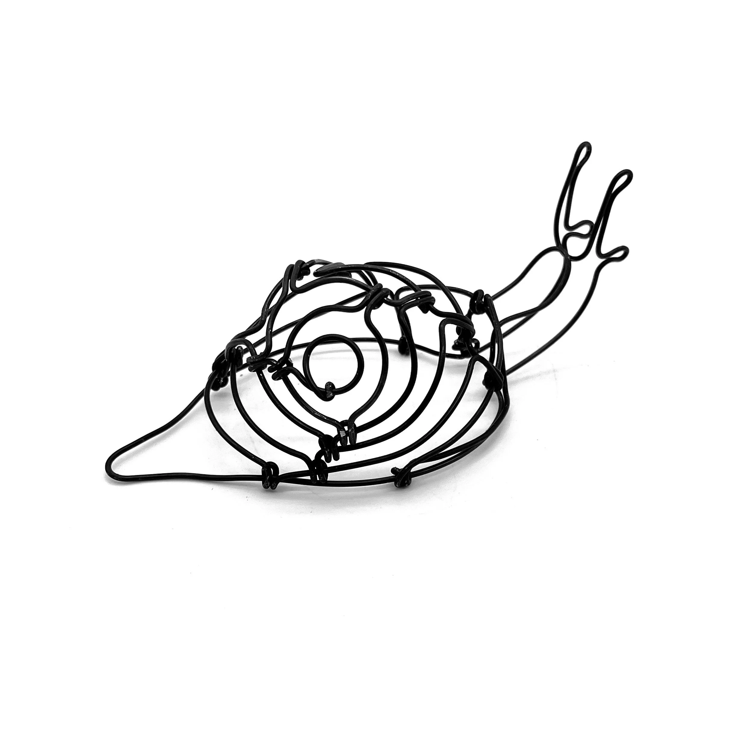 Snail Wire Art, Snail Sculpture, One Line Wire Sculpture, Fun Gift!