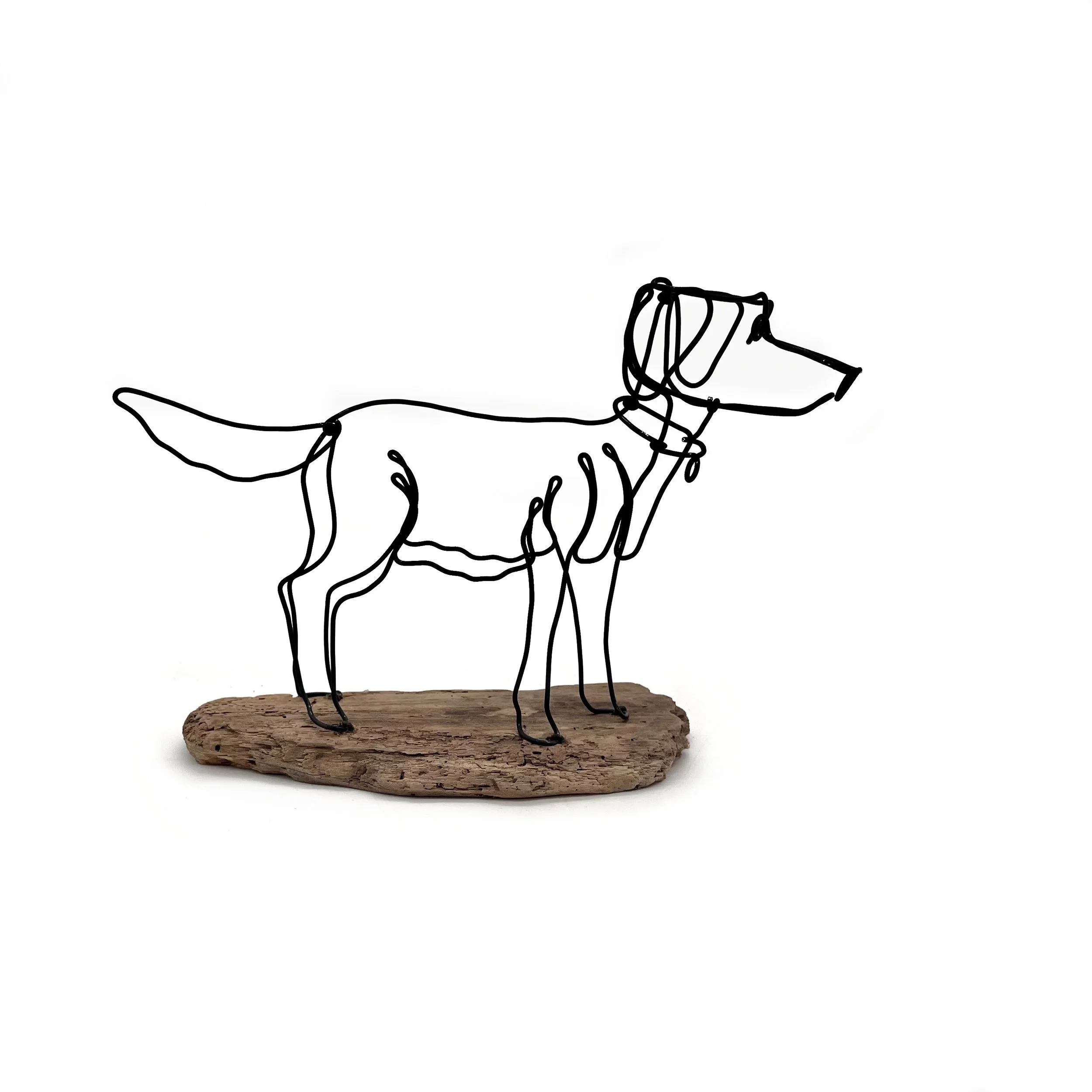 One Strand Dog Sculpture, Dog Wire Art, Beloved Family Pet, Unique Gift!