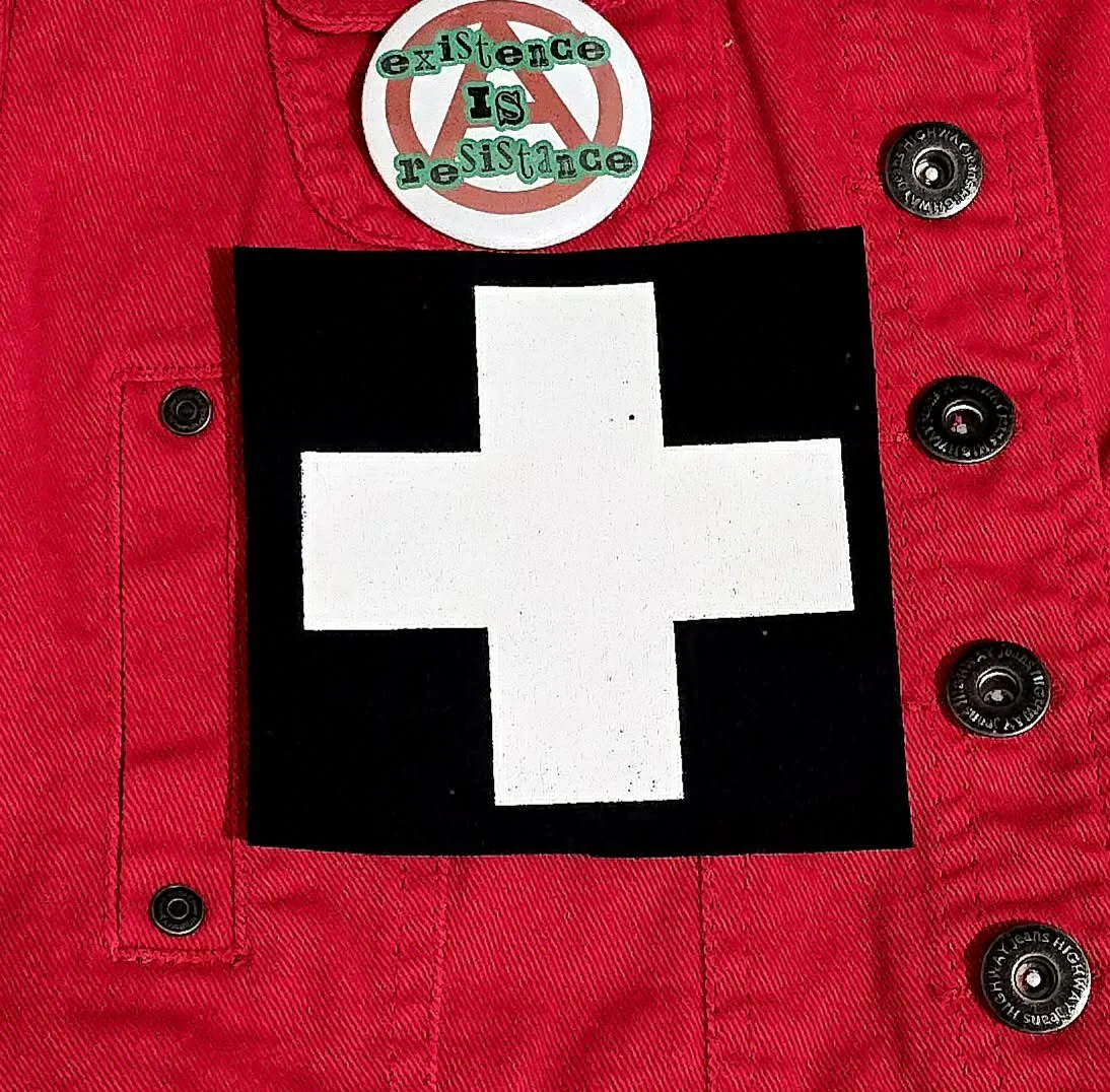 Red Cross Cloth Patch