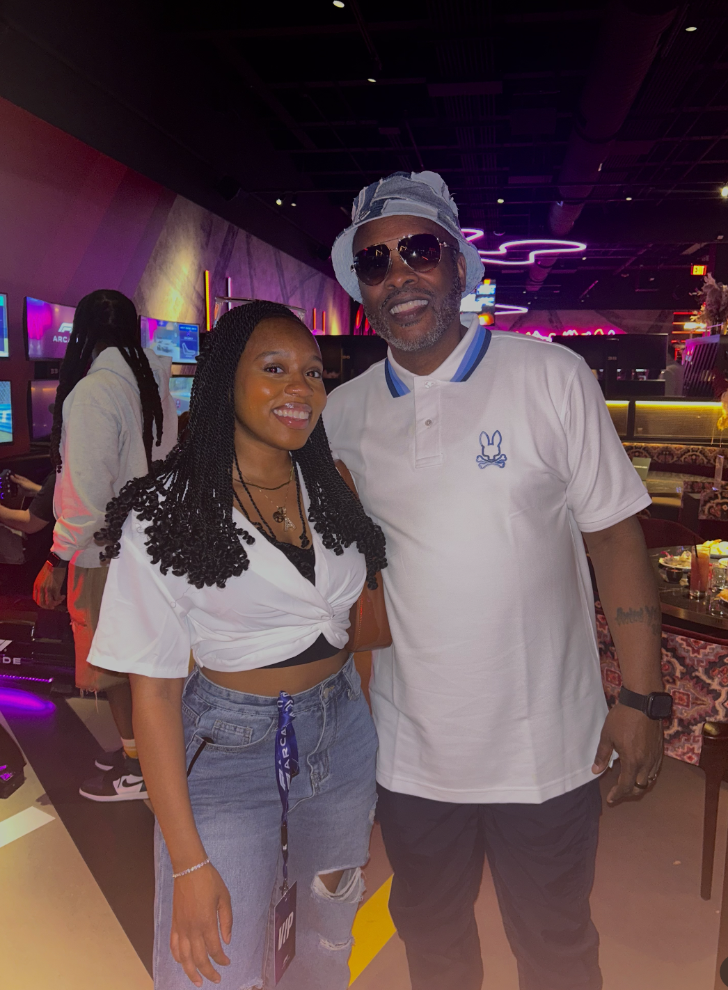 F1 Arcade grand opening with DJ Jazzy Jeff