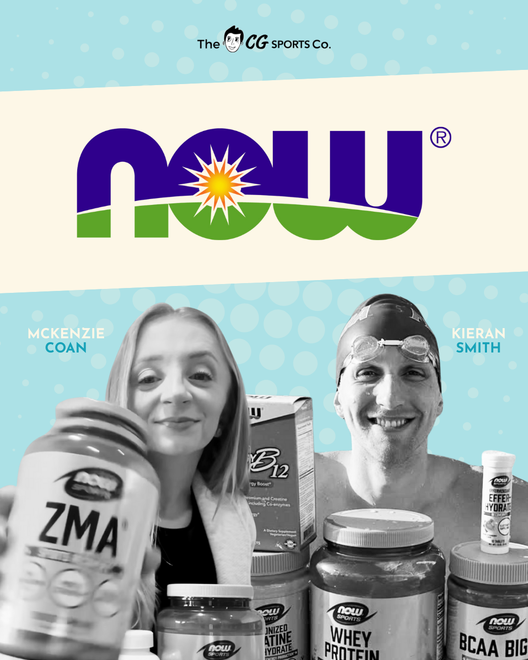 Kieran Smith &amp; McKenzie Coan x NOW Vitamins