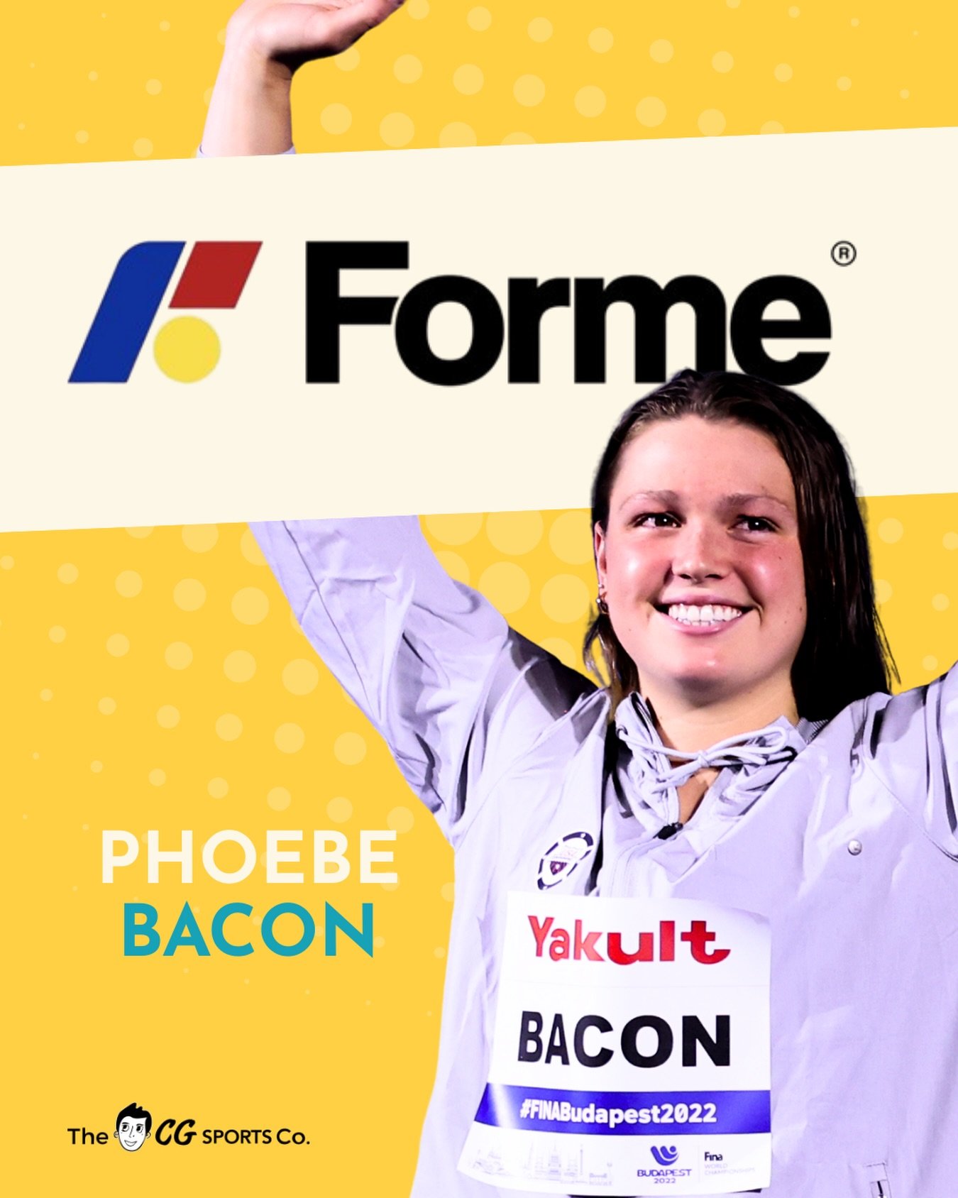 Excited to announce the latest partnership with @forme.science and 2-time Olympian @baconswims CONGRATS! 

Phoebe will be repping the Forme brand at major competitions between now and 2028. As well as in person activations and social media. Keep an e