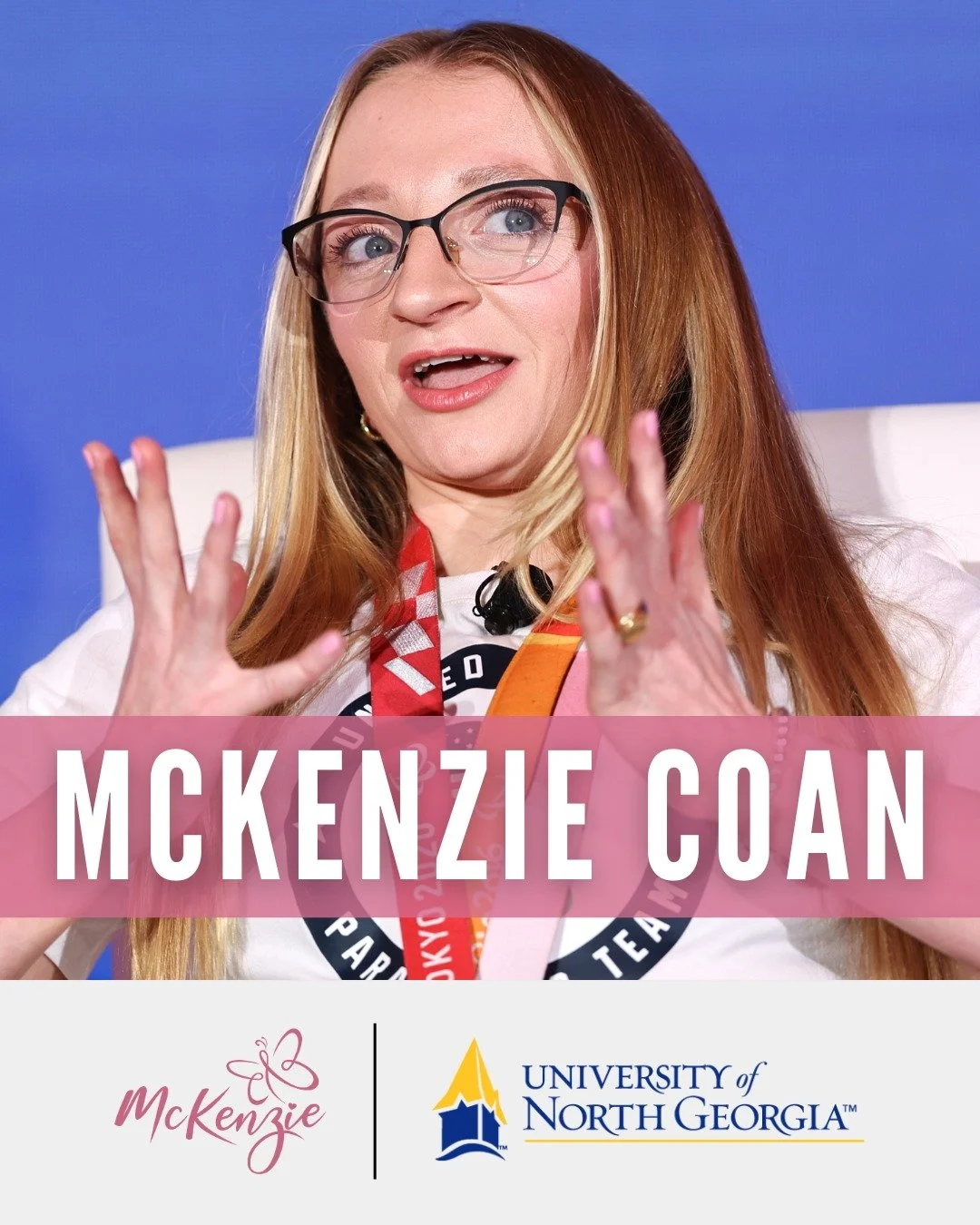 @mckenzie_coan will be speaking at the University of North Georgia this weekend for their event "Going for Gold: Inspire, Ignite, and Impact"! 

If you're interested in learning more about McKenzie as a speaker, visit our website! Link in b