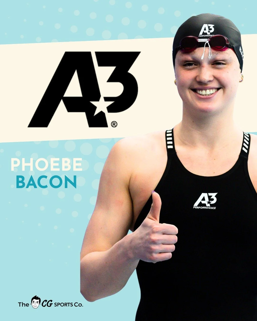 @baconswims was representing her new partnership with @a3performance at the TYR Pro Swim series a couple weeks ago in Westmont 👀

Congrats, Phoebe! 🎉
