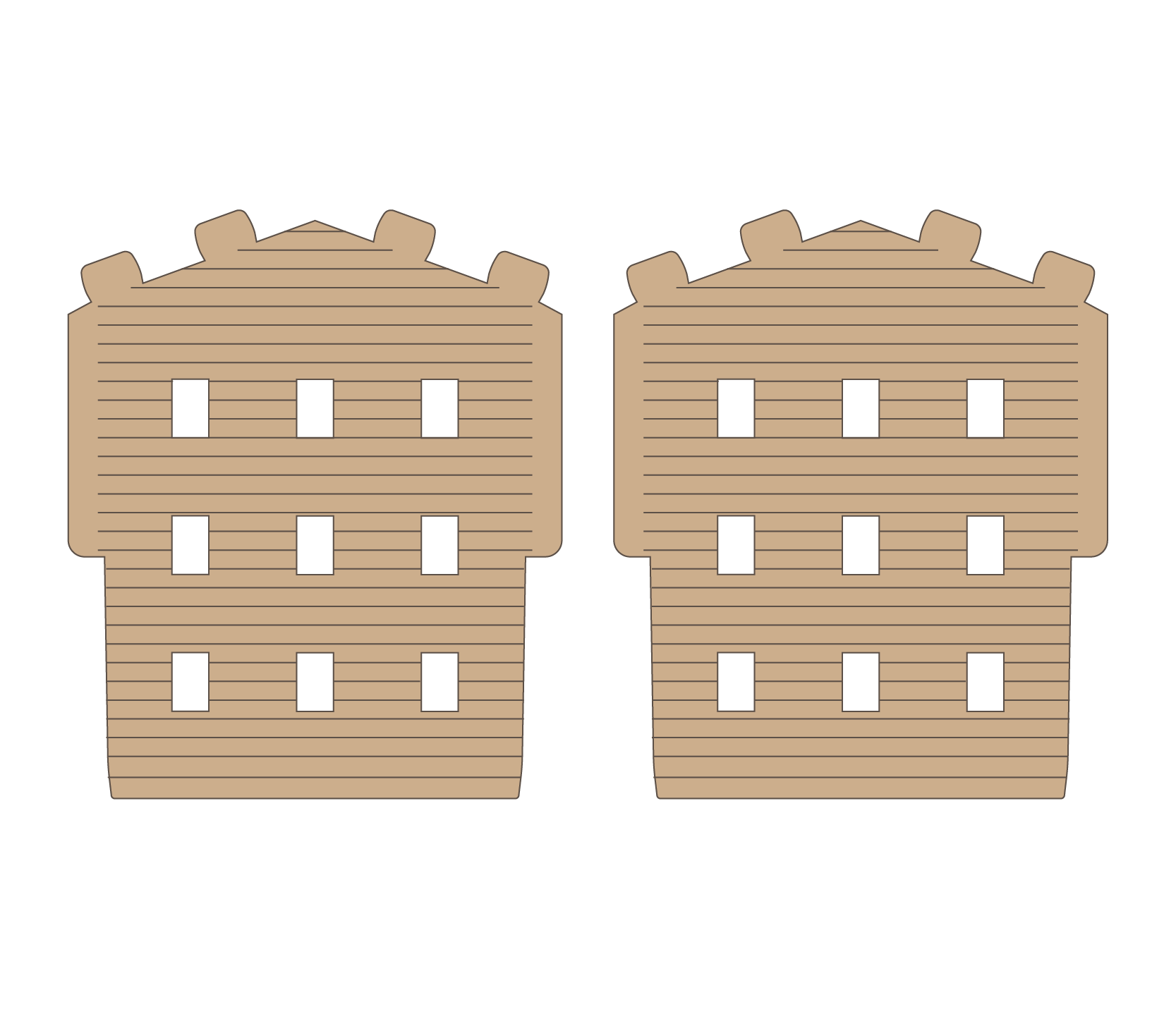 Small Side Wall (x2)