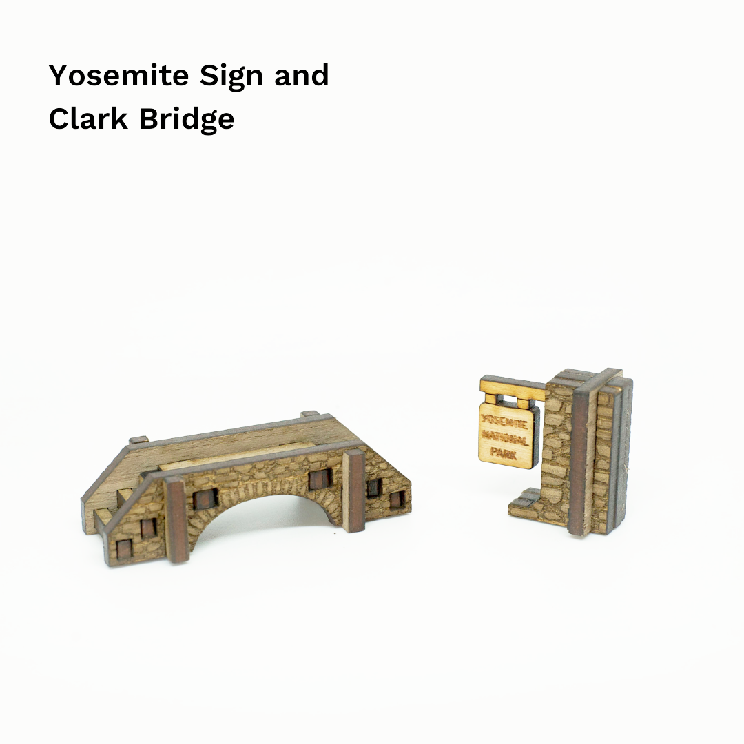 Yosemite Sign and Clark Bridge
